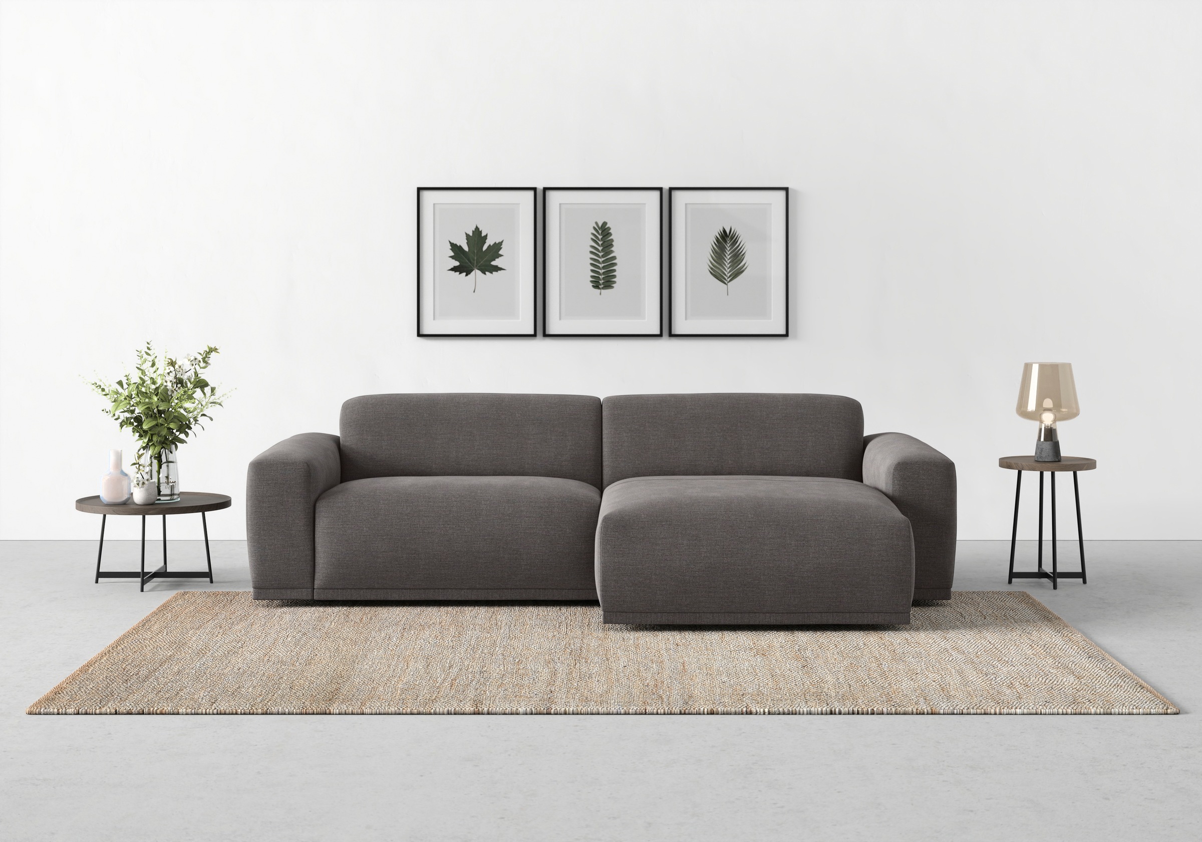 TRENDMANUFAKTUR Ecksofa "Braga, mit hochwertigem Kaltschaum, L-Form, in Cor günstig online kaufen