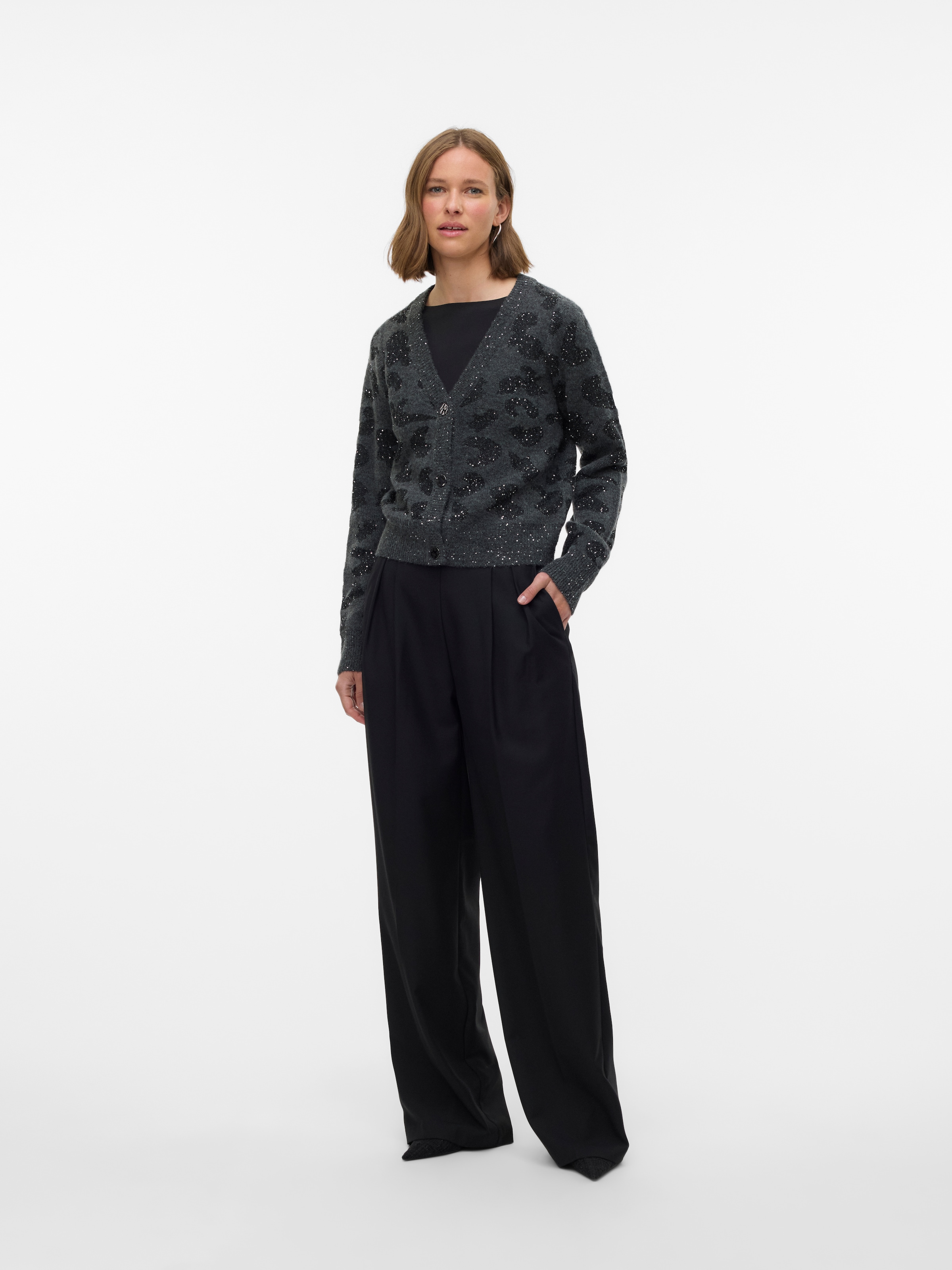 Vero Moda Strickjacke »VMZUZU LS V-NECK CARDIGAN«