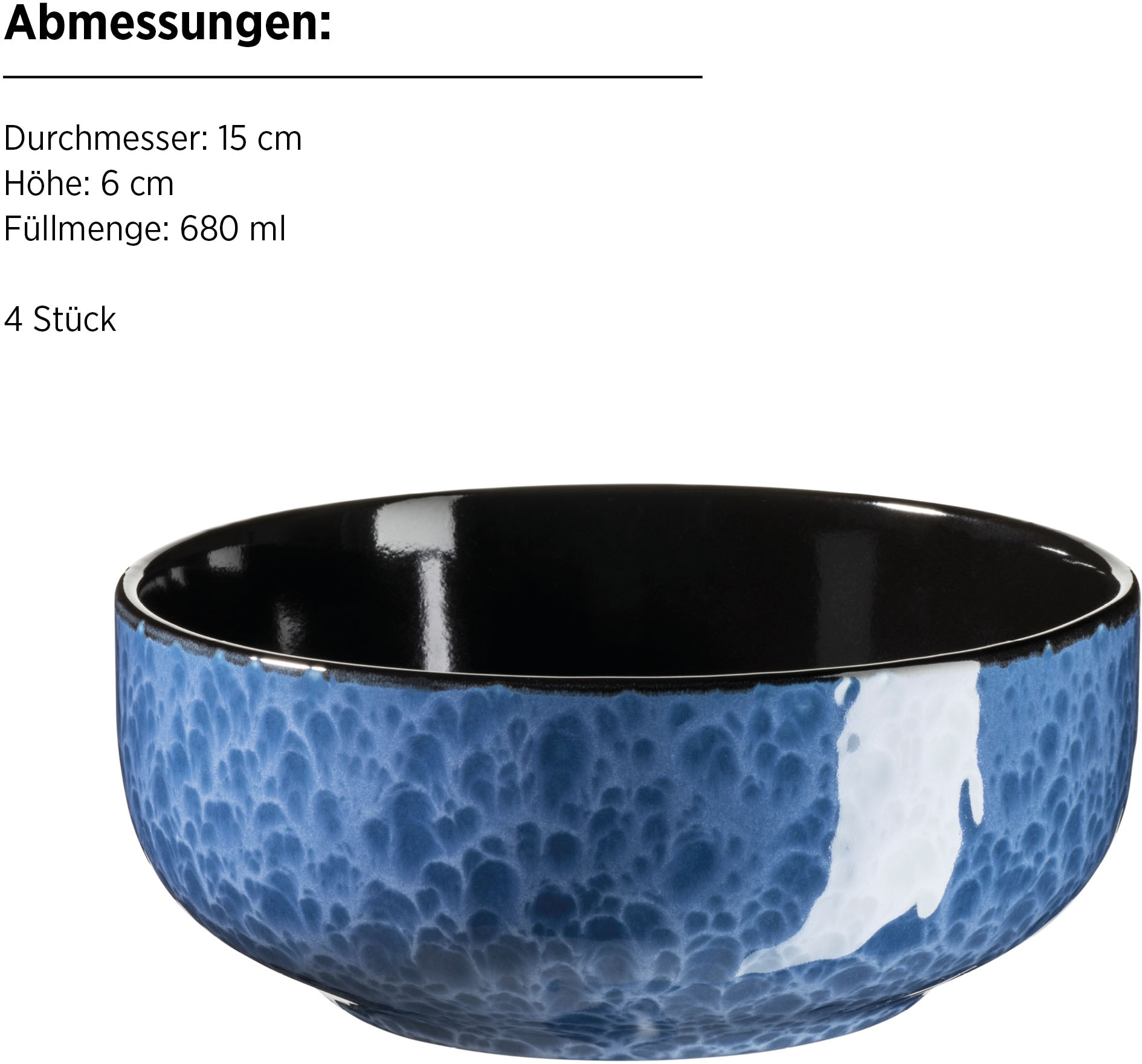 MÄSER Kombiservice »FILIPPA, Kombiservice, Steinzeug«, (Set, 16 tlg.), Geschirr-Set, Service