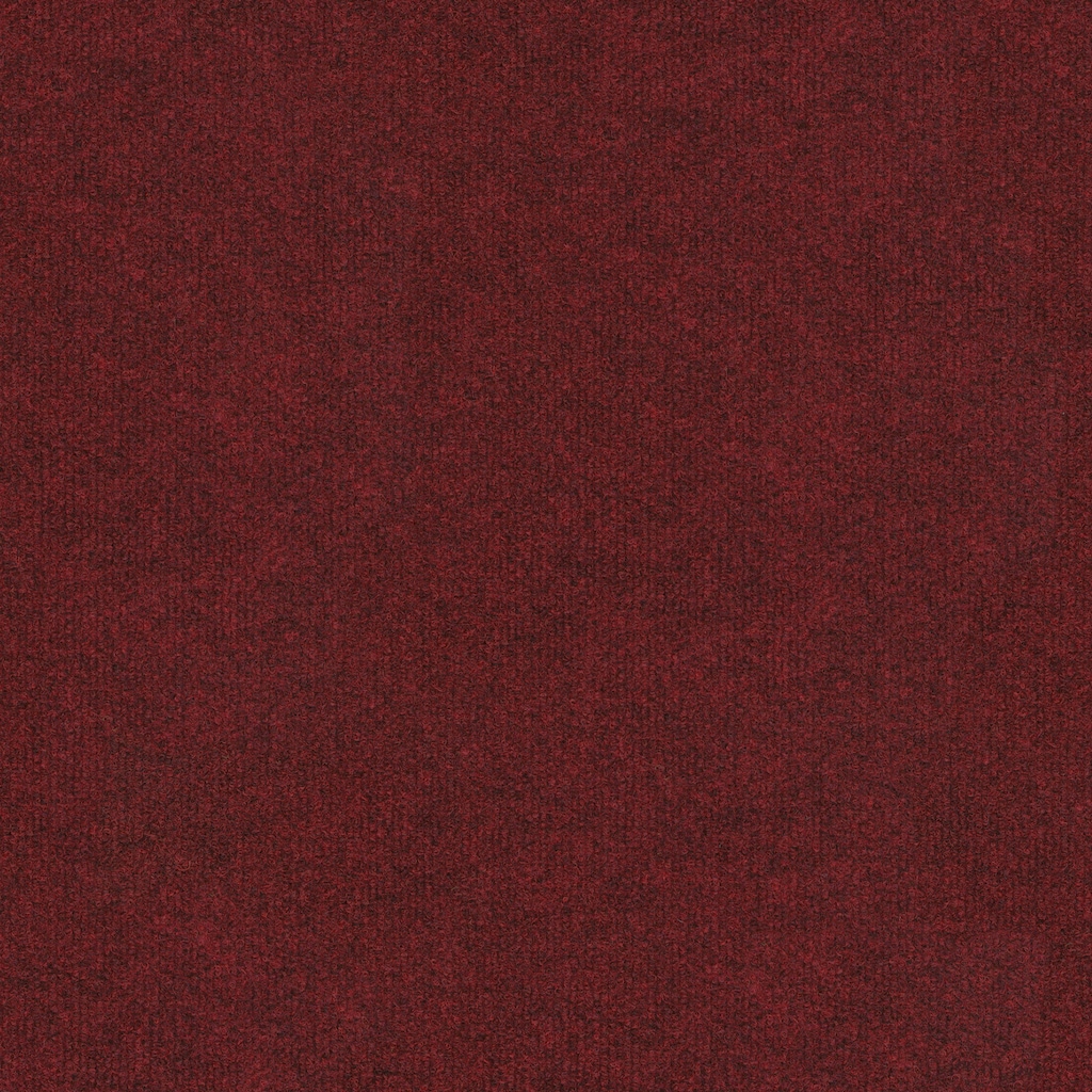 Renowerk Teppichfliese »Madison«, quadratisch, 6 mm Höhe, 4 Stk., 1 m², rot, selbstliegend, fußbodenheizungsgeeignet, Teppichfliese 50 cm x 50 cm