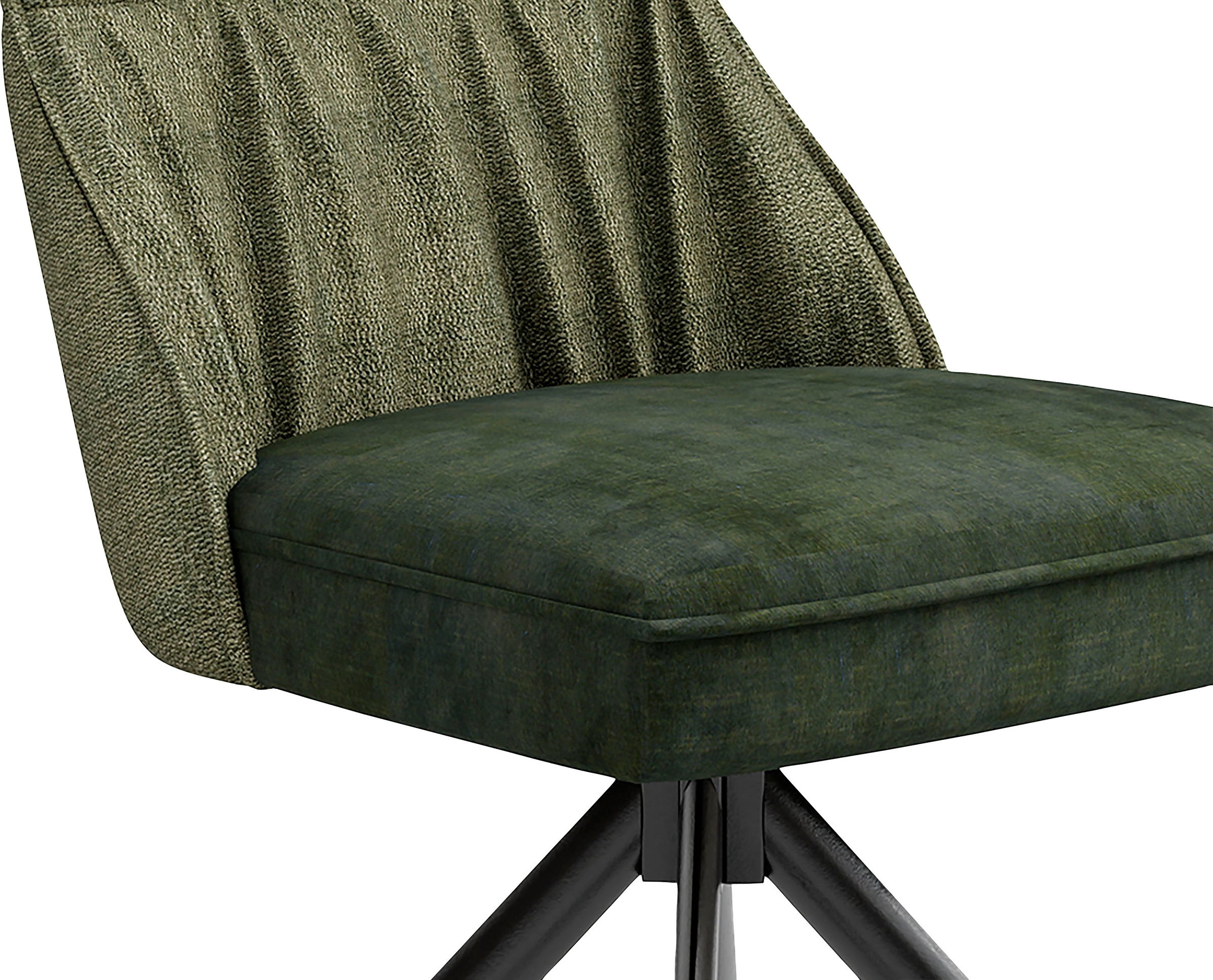 byLIVING Esszimmerstuhl »California«, (Set), 2 St., Samtstoff Velvet-Webstoff, 2er-Set, mit Taschenfederkern, 180 Grad drehbar mit Rückholfunktion