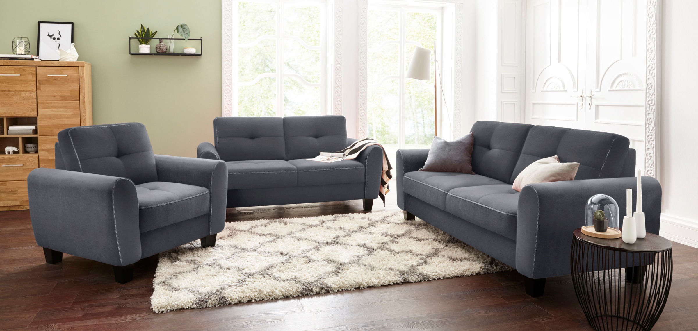 sit&more 2-Sitzer »Varese«, inklusive Federkern