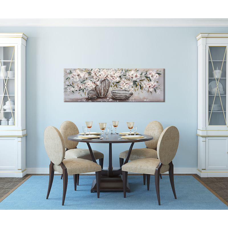 BÖNNINGHOFF Ölgemälde Blumenbilder Pflanzen Pflanzenbilder Stillleben Vasen Vasen & Töpfe 1 Stk. tlg. jedes Bild ein Unikat Farbe...