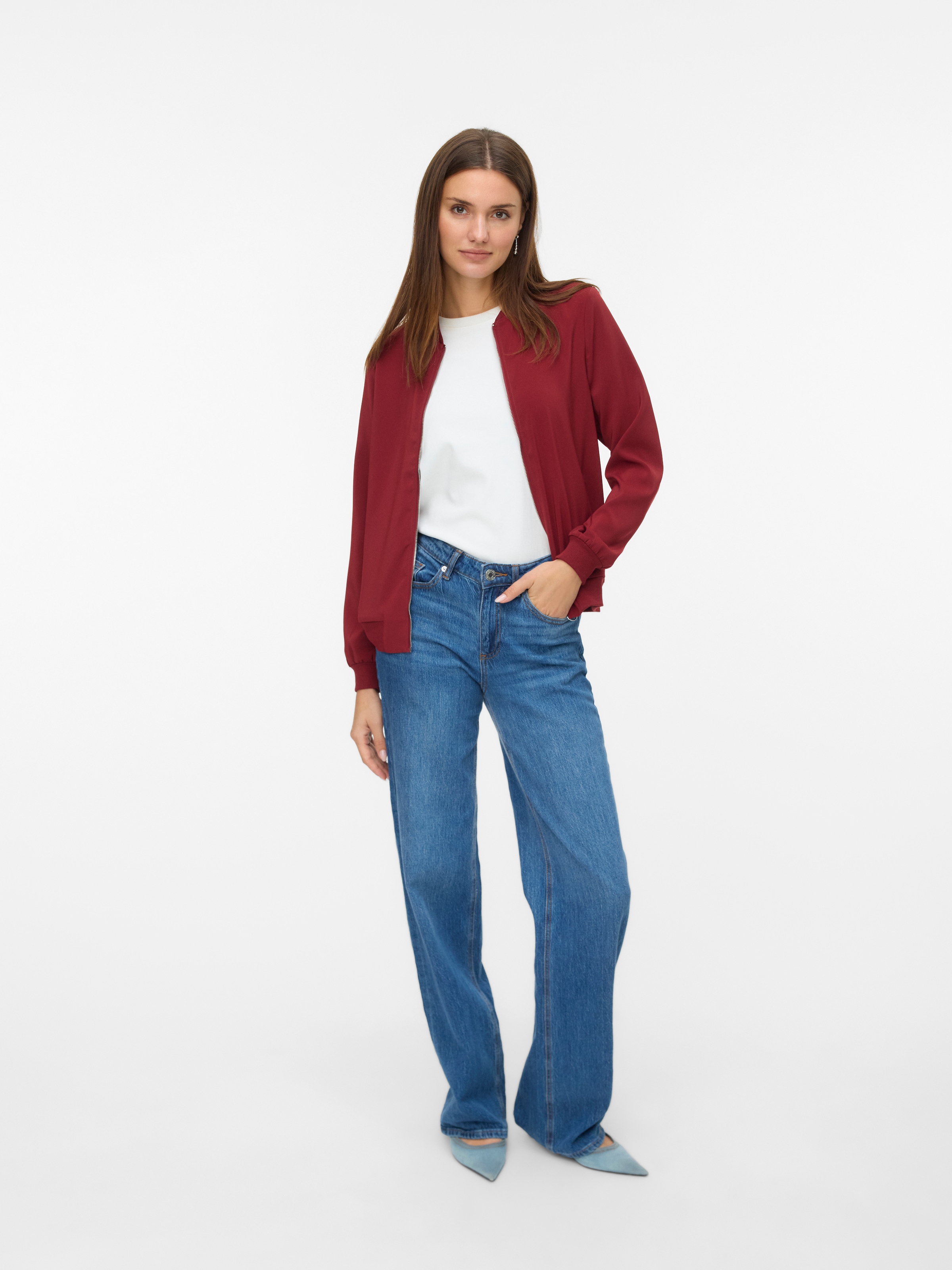 Vero Moda »VMCOCO L/S BOMBER NOOS« in modisch kurzer Form, mit Stretch
