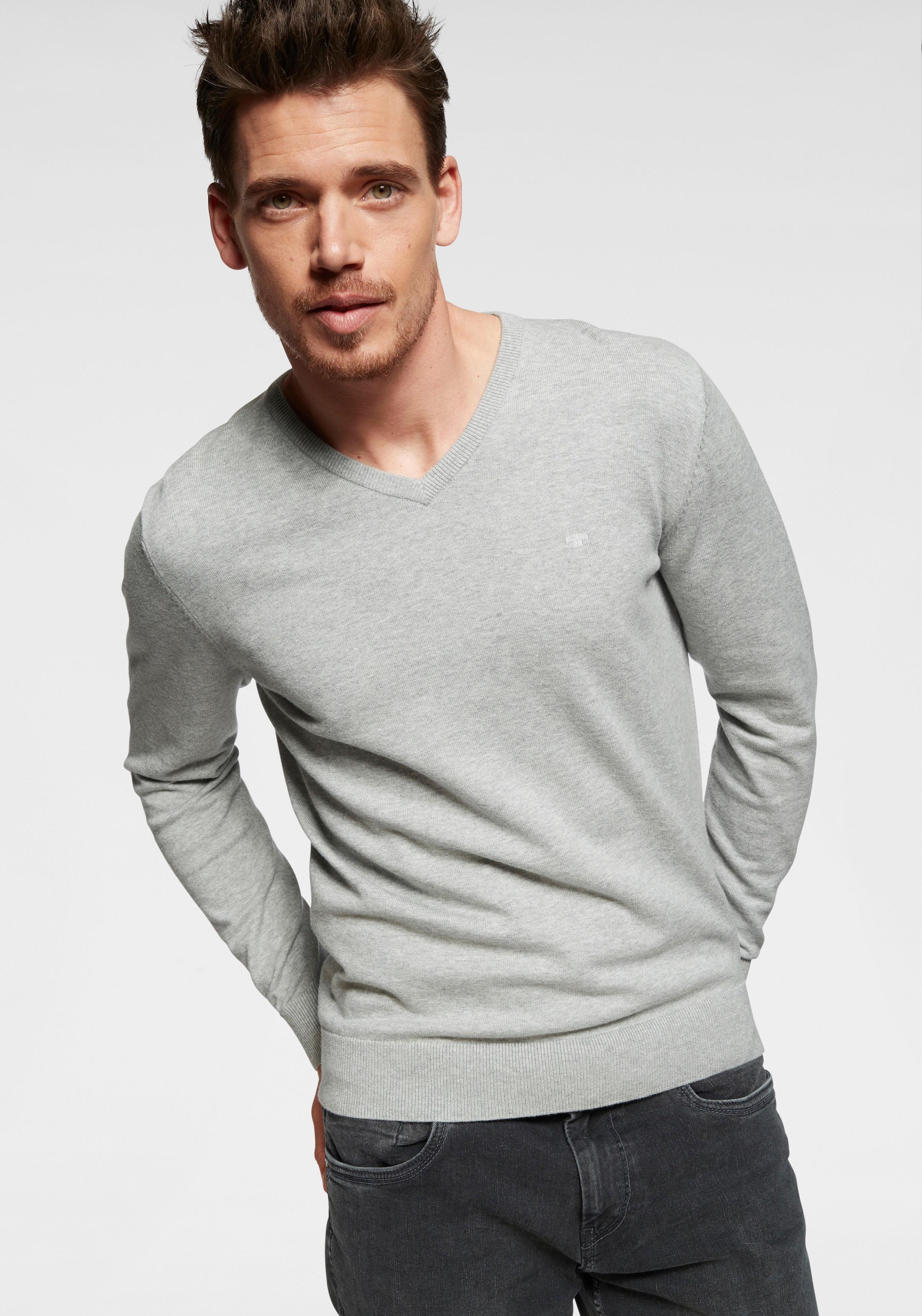 TOM TAILOR Strickpullover, mit Logostickerei kaufen