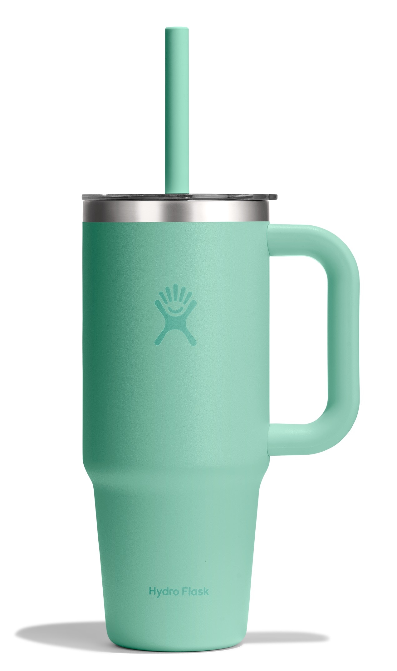Hydro Flask Thermobecher »24 OZ Travel Tumbler Clear Lid, 710 ml« Kompatibel mit Eindrückzubehör der Größe Medium