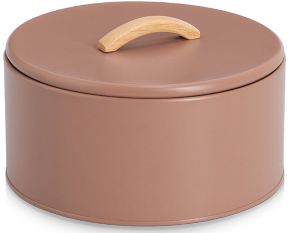 Zeller Present Aufbewahrungsbox »2400 ml, Metall/Gummibaum, mocca« Trendfar günstig online kaufen