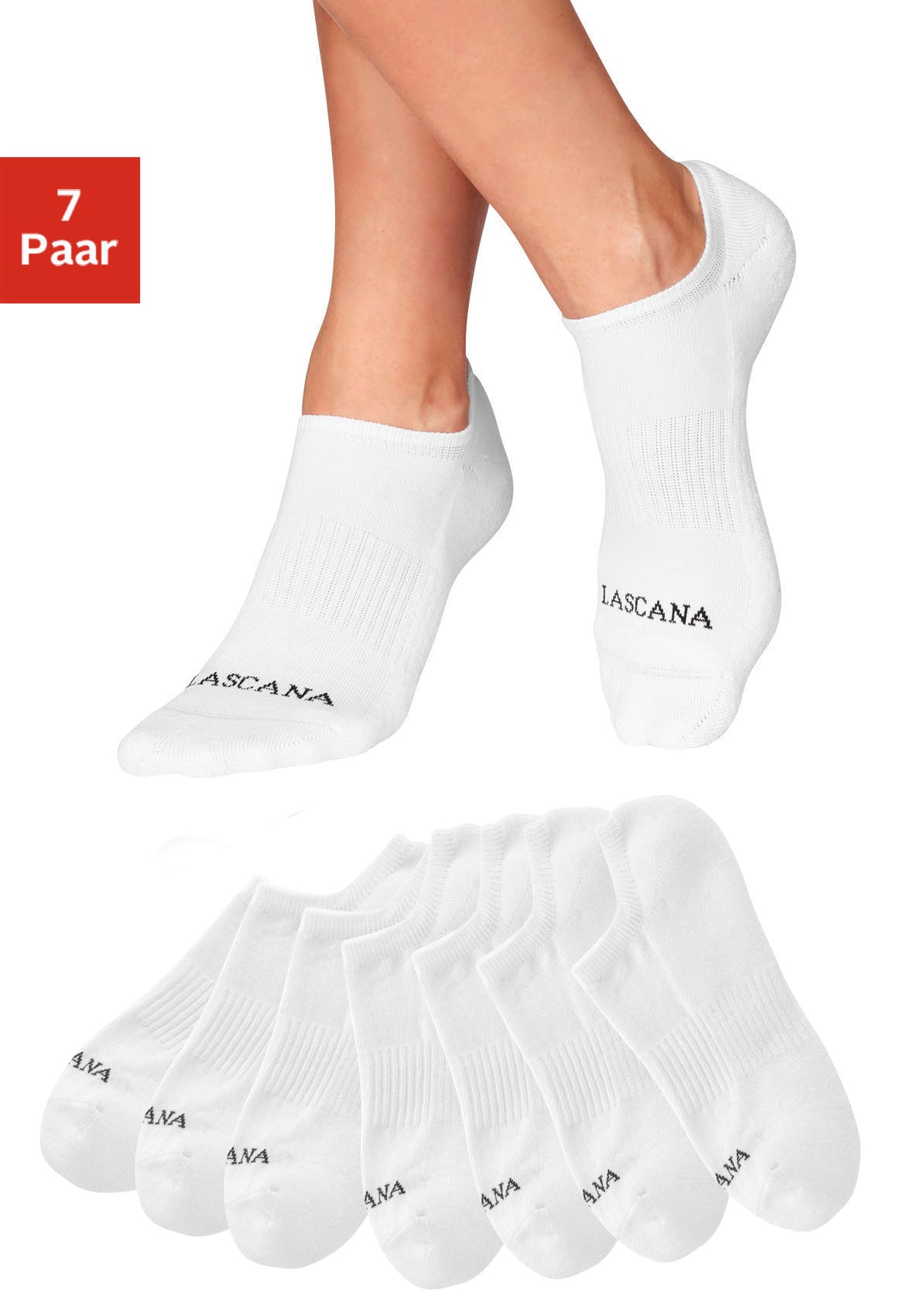 Sneakersocken, Fußfrottee Online-Shop LASCANA ACTIVE mit Paar), im (7 kaufen