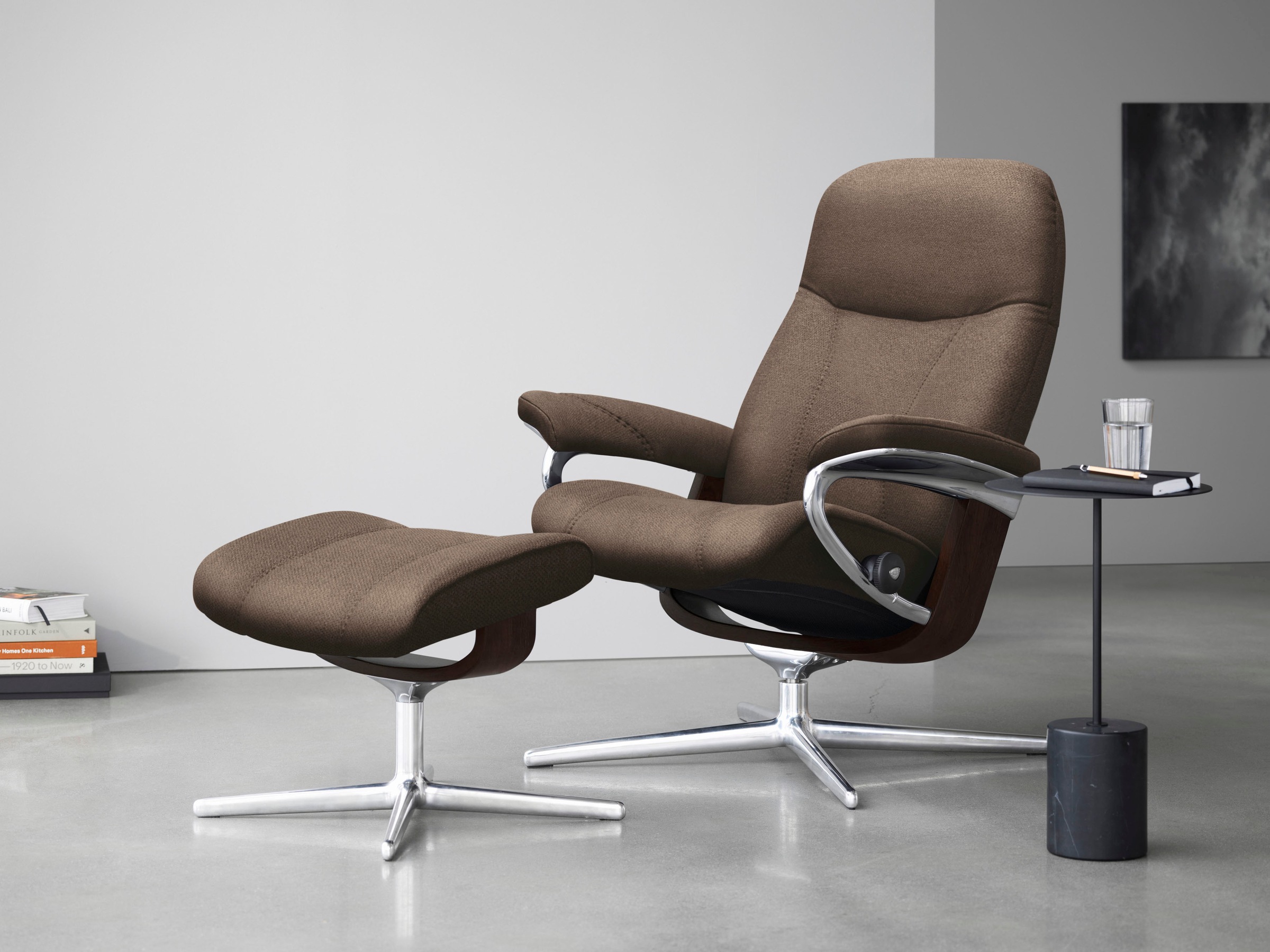 Stressless® Relaxsessel »Consul«, (Set, Relaxsessel mit Hocker), mit Hocker günstig online kaufen