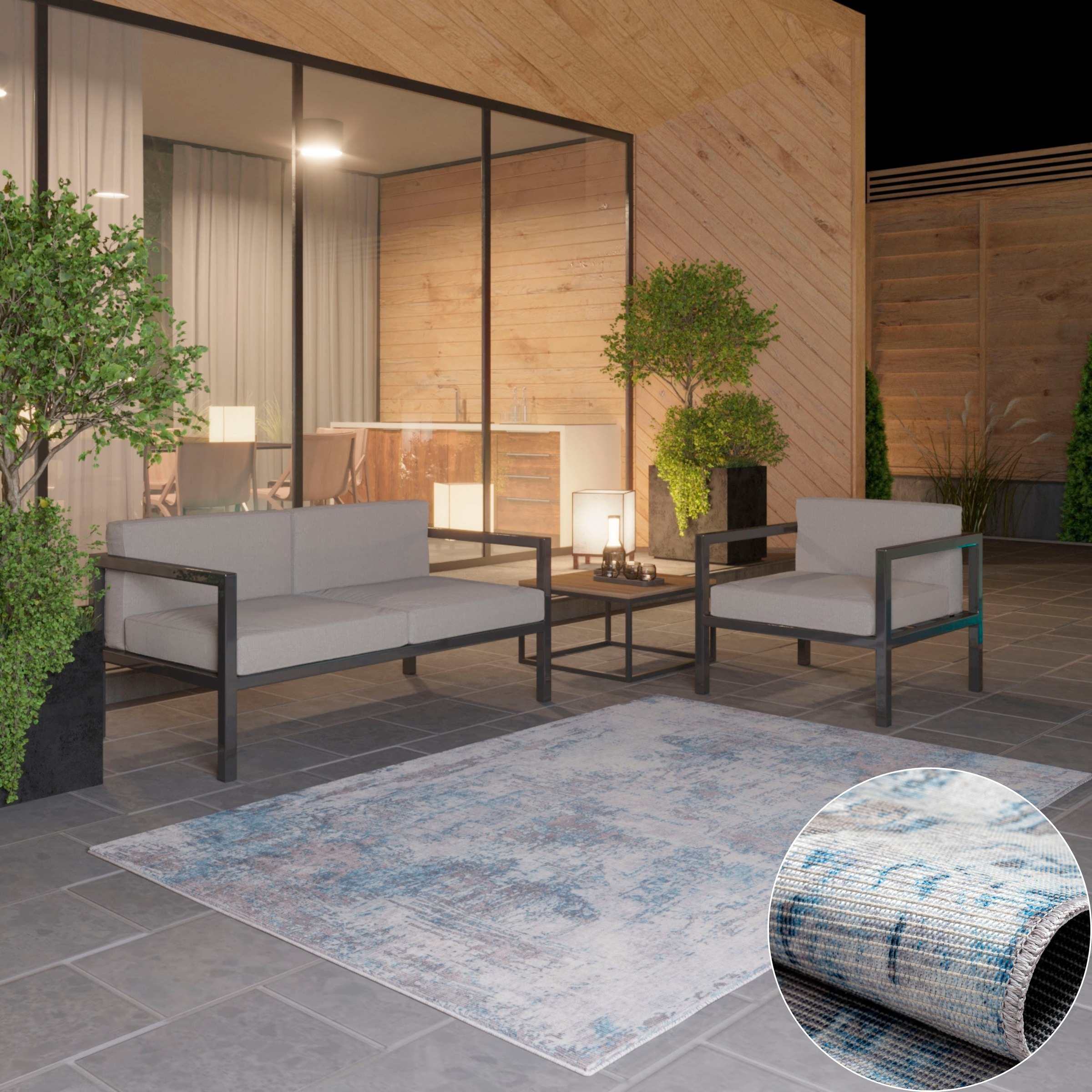 OTTO home Teppich »Mülenen« rechteckig 10 mm Höhe Kurzflor, modernes Design günstig online kaufen