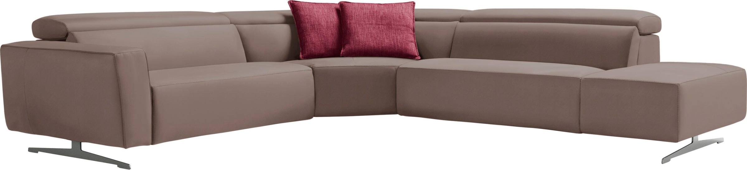 Egoitaliano Ecksofa »Stefanie-e, Designsofa der Extraklasse, bequem mit hoh günstig online kaufen