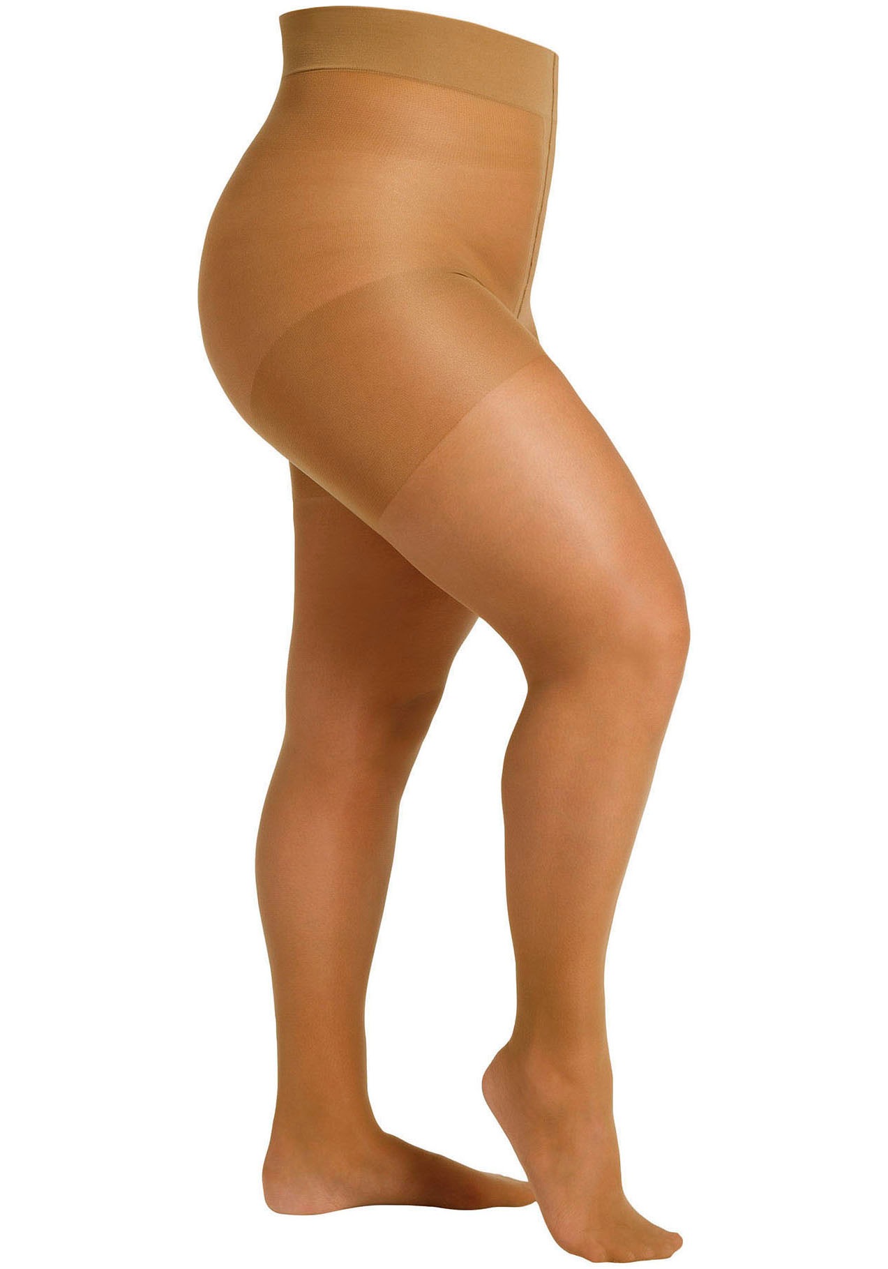 Camano Feinstrumpfhose »fine curvy« 20 1 Stk. tlg. mit nahtlosem Bundabschluss