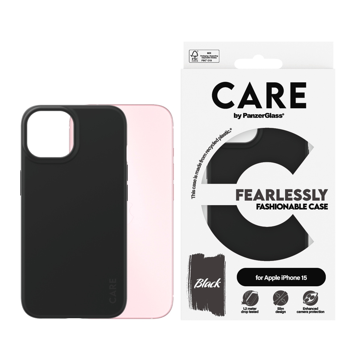 Handyhülle »Fashionable Case für Apple iPhone 15«, Apple iPhone 15, Backcover,...