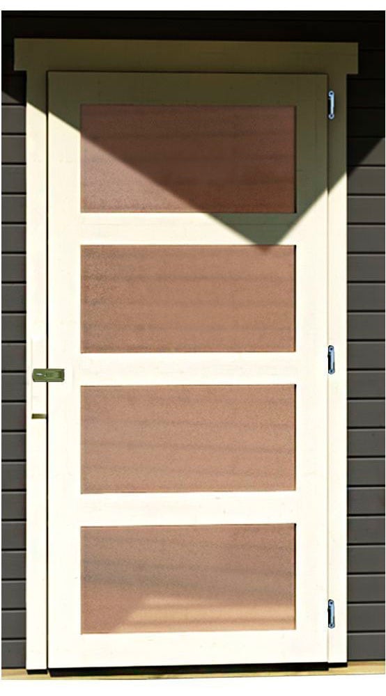 Karibu Gartenhaus »Mühlentrup 3«, terragrau oder naturbelassen