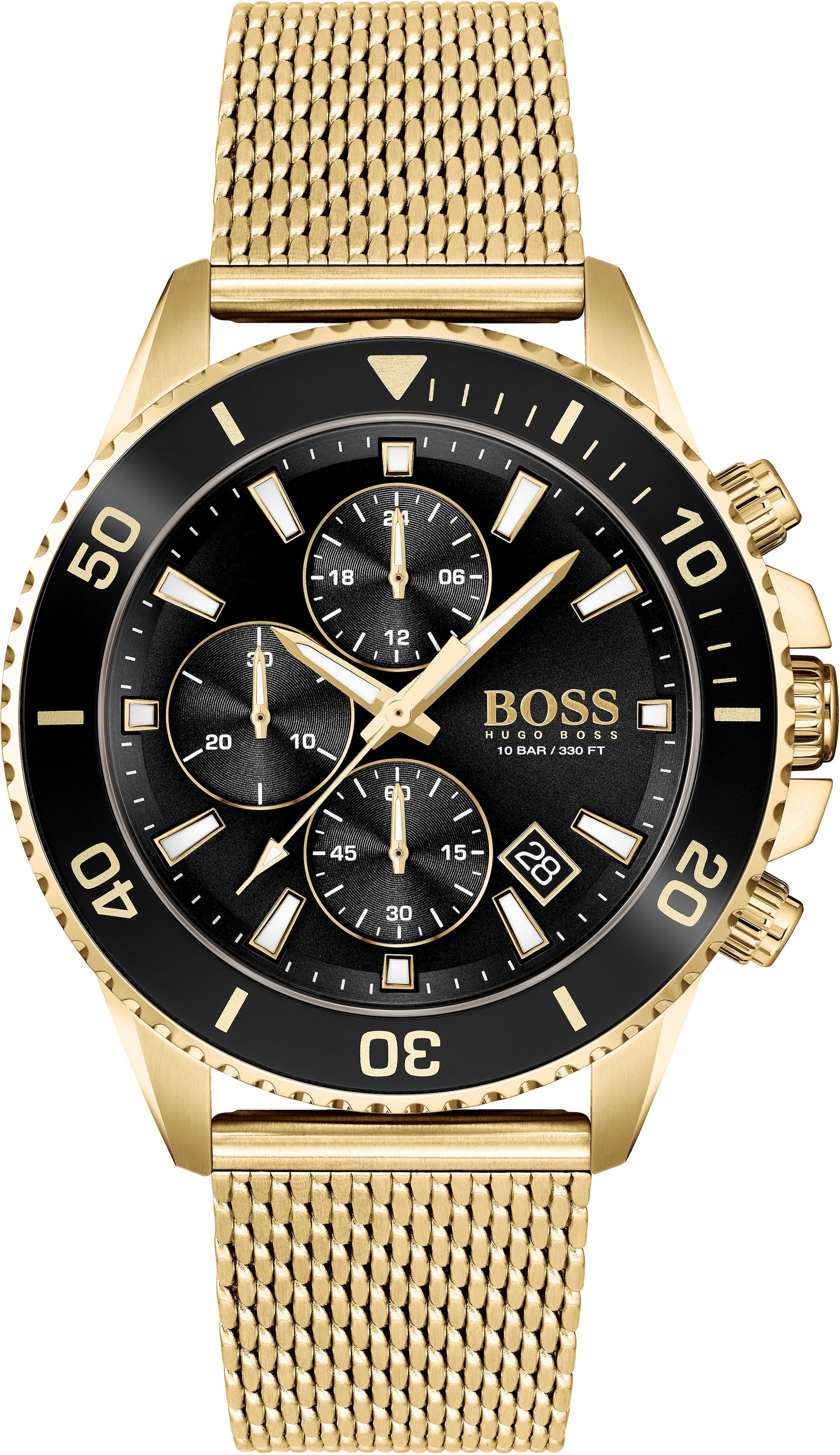 BOSS Chronograph »Admiral, 1513906«, Quarzuhr, Herrenuhr, Armbanduhr, Stopp günstig online kaufen