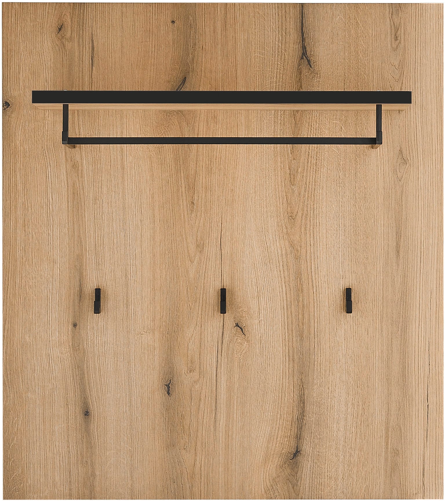 Home affaire Garderobenpaneel »Cantara, Wandregal, Flurgarderobe mit Hutablage, Kleiderstange & Haken« vielseitig einsetzbar, in zwei Farben verfügbar, 79 cm breit