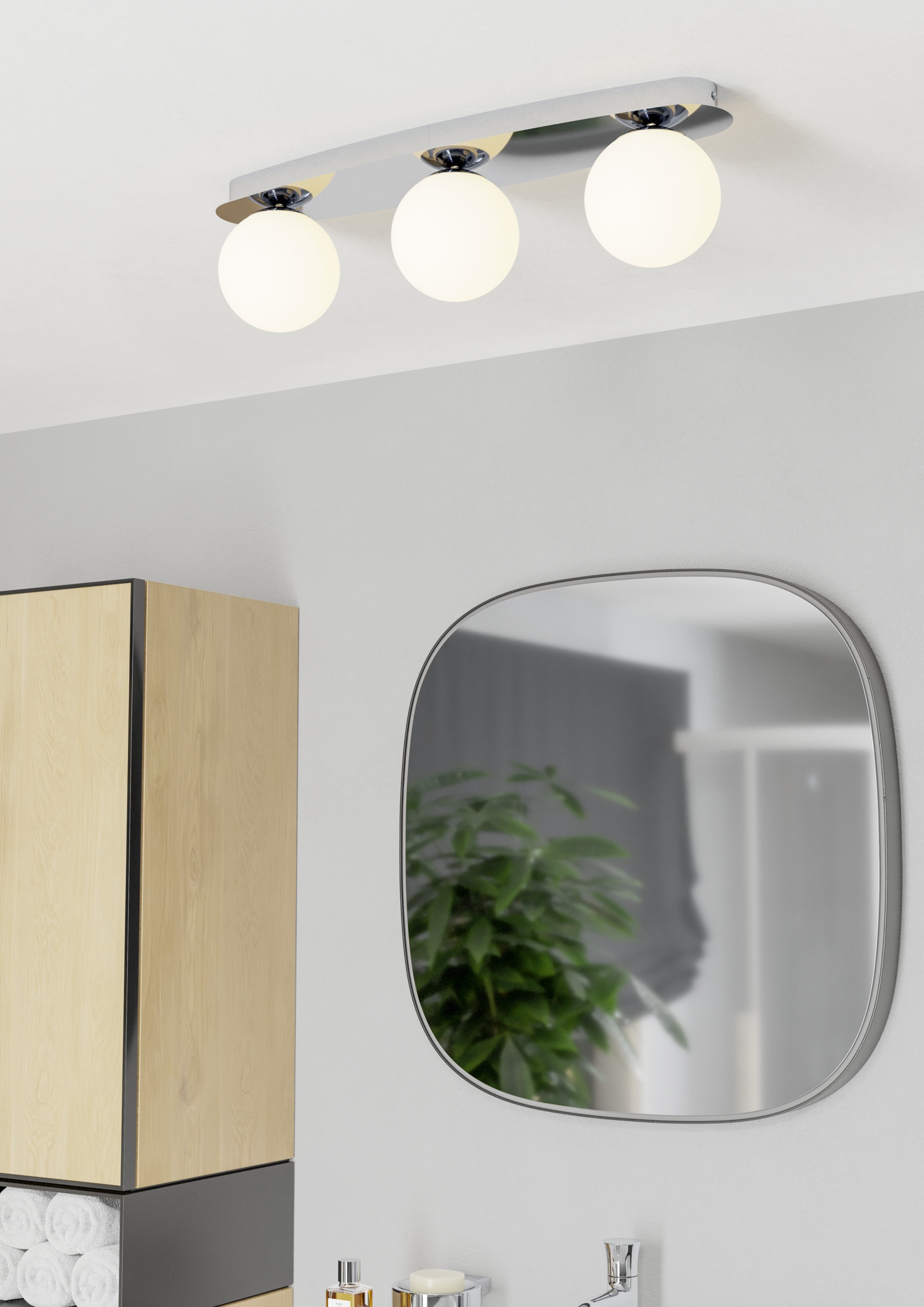 EGLO LED Deckenleuchte »CASTROVIDO Wand- / Deckenlampe - Stahl - G9 - 3X4,2 günstig online kaufen