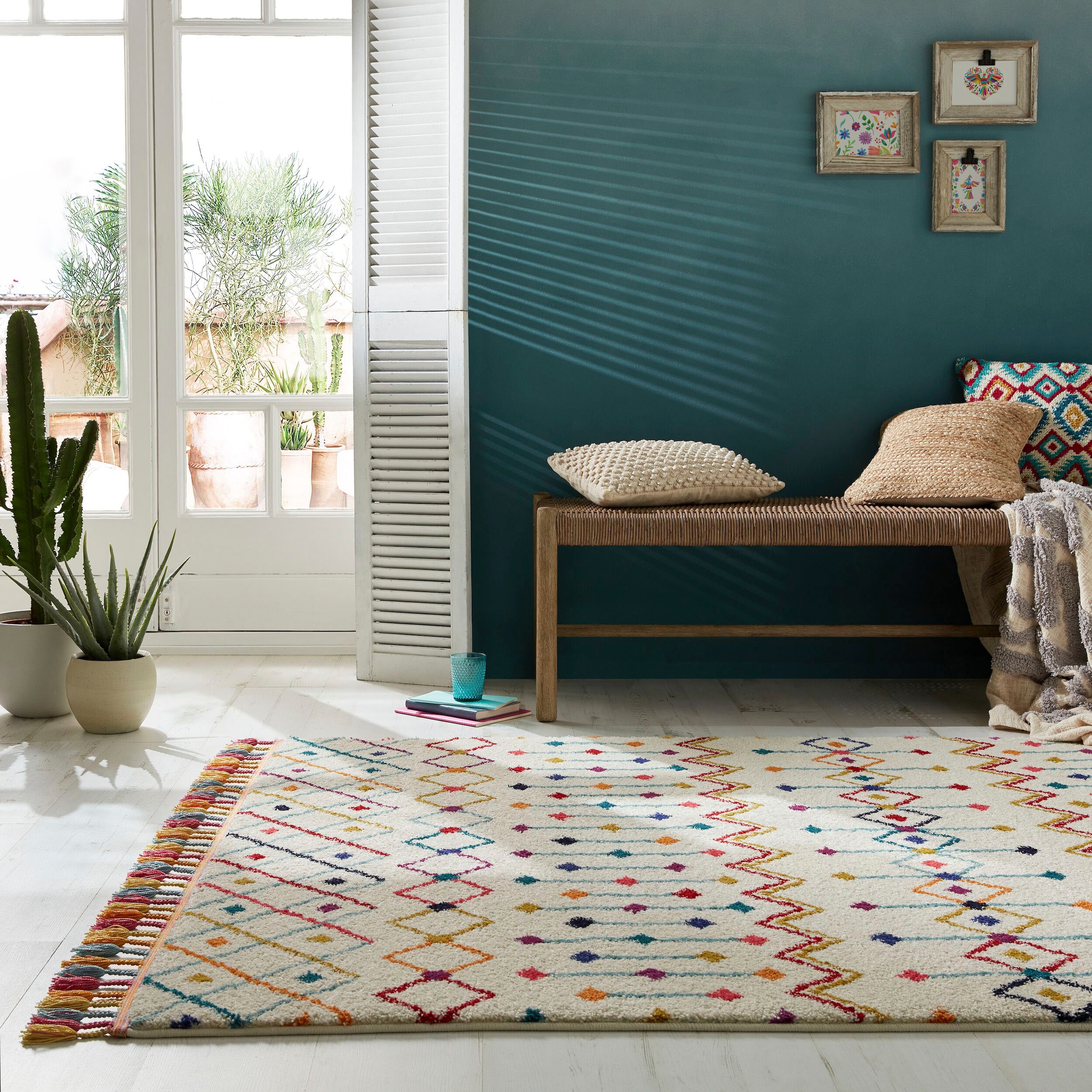 FLAIR RUGS Teppich »PRAIRIE«, rechteckig, 20 mm Höhe günstig online kaufen