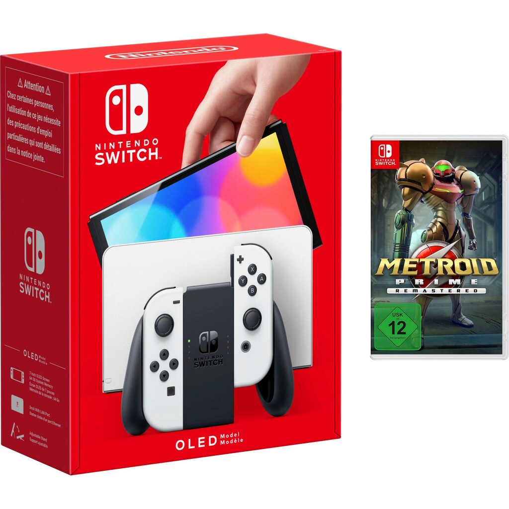 Nintendo Switch Spielekonsole »NSW OLED + Metroid Prime Remastered«