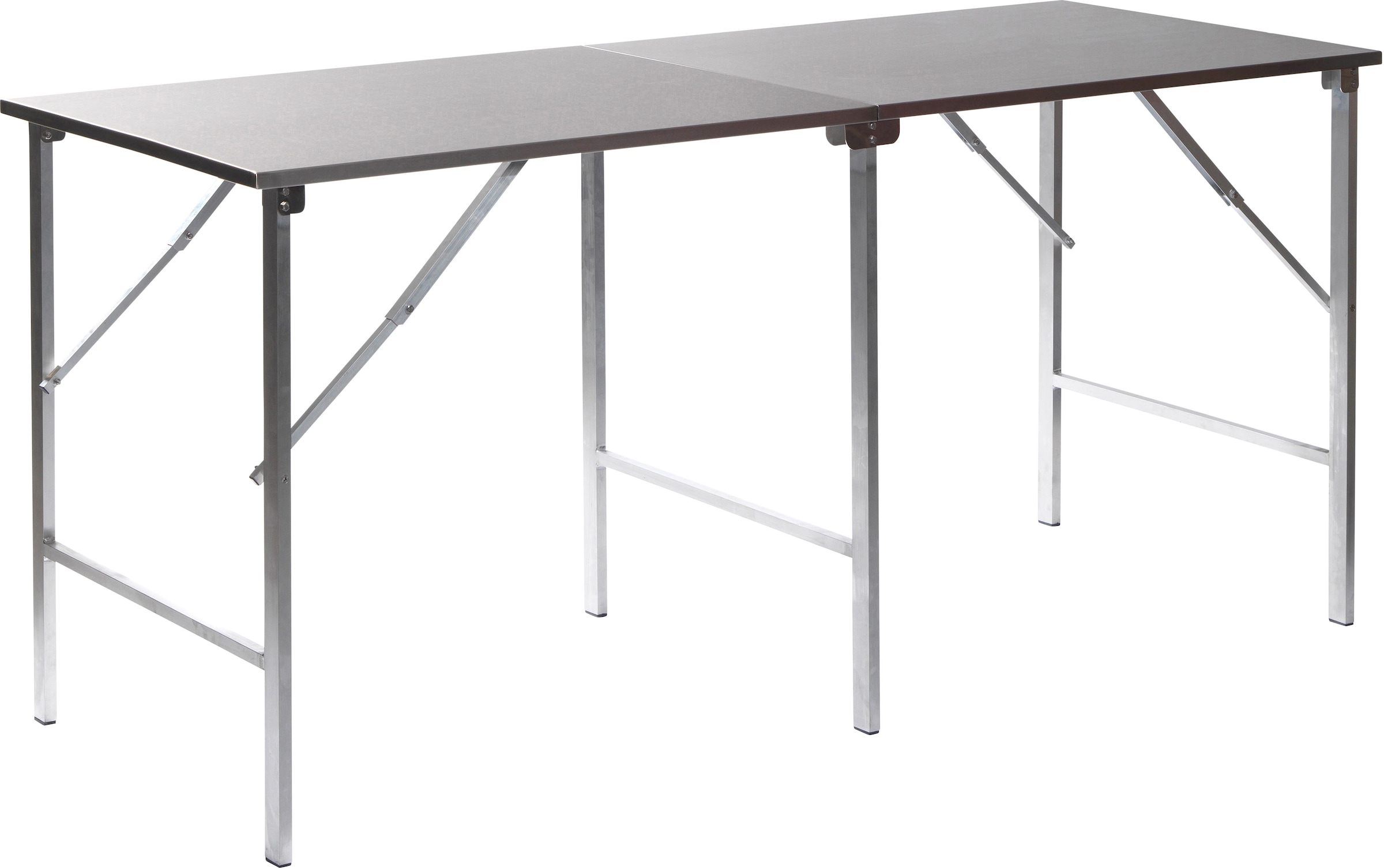 Essentials Klapptisch »Edelstahl Arbeitstisch«, (Packung, 1 St.), aufklappb günstig online kaufen