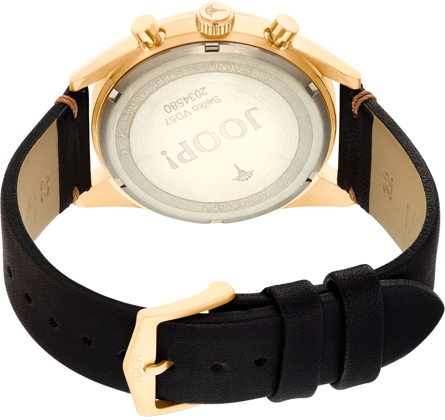 JOOP! Chronograph, Armbanduhr, Quarzuhr, Herrenuhr, Stoppfunktion, Lederarmband