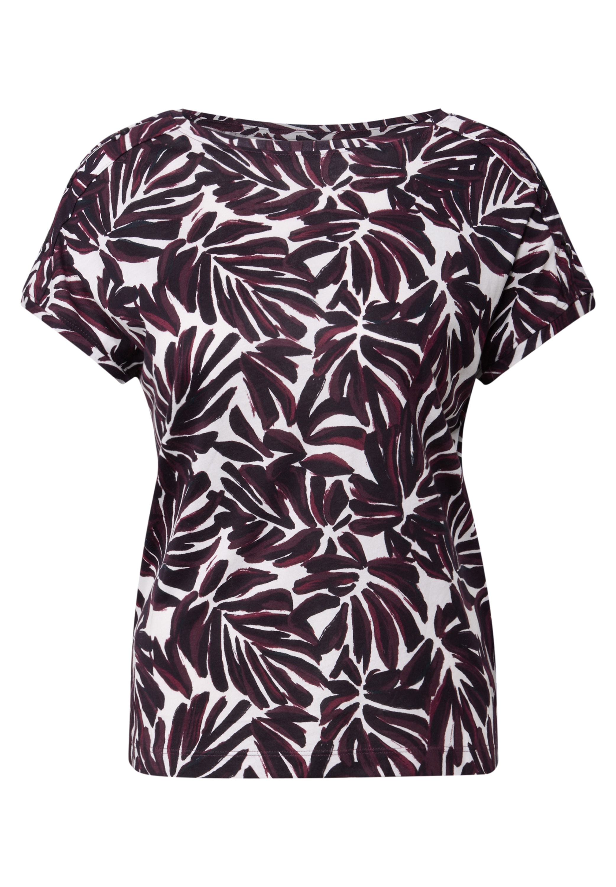 Cecil T-Shirt, mit Knopfdetail an den Schultern und grafischem Print