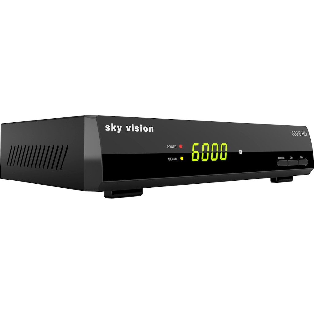 Sky Vision Satellitenreceiver »500 S-HD HDTV«, (EPG (elektronische Programmzeitschrift)-USB-Mediaplayer-Automatischer Sendersuchlauf)
