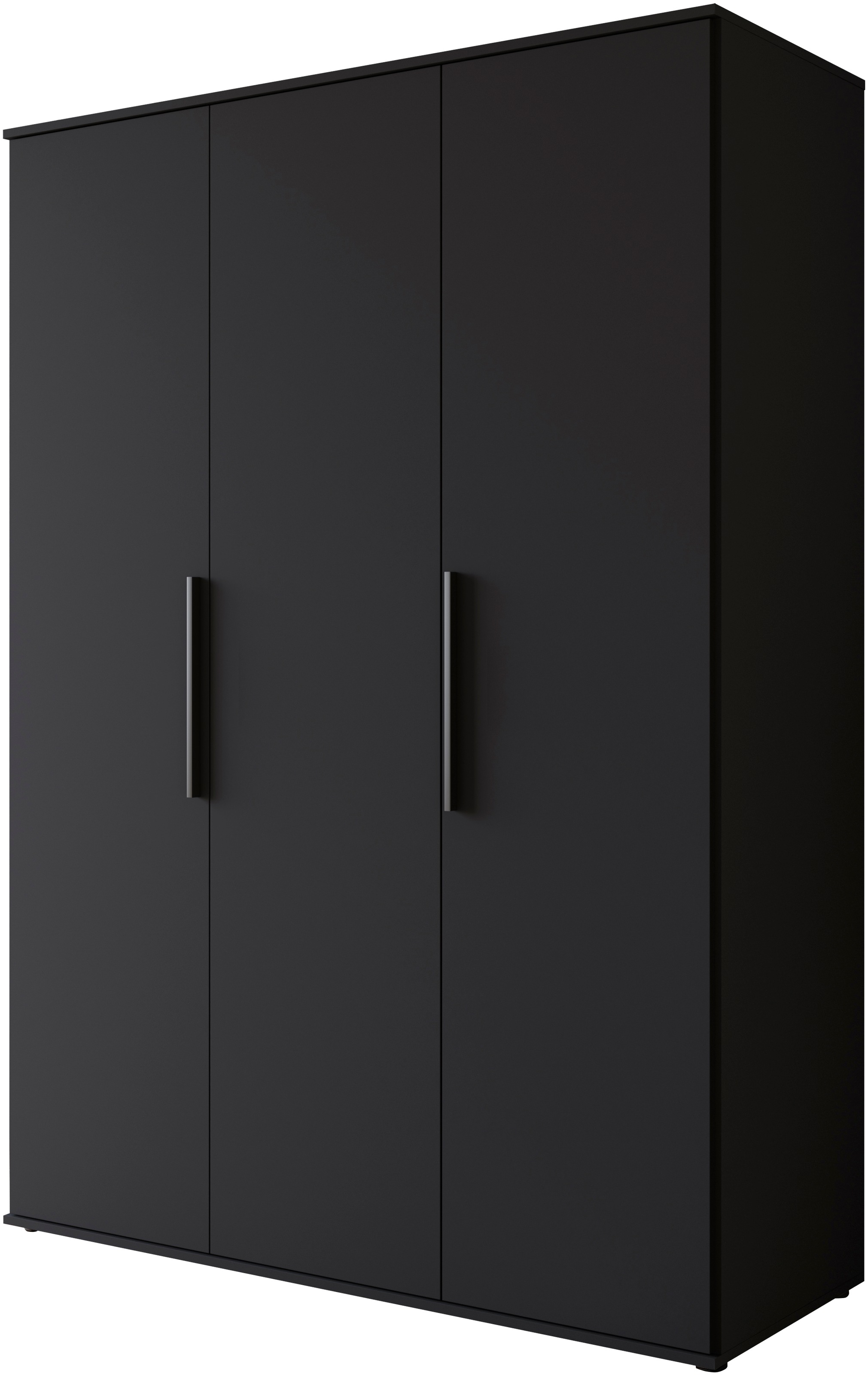 OTTO home Kleiderschrank "LAGOS Wäscheschrank, Garderobe, schwarze Griffe, günstig online kaufen