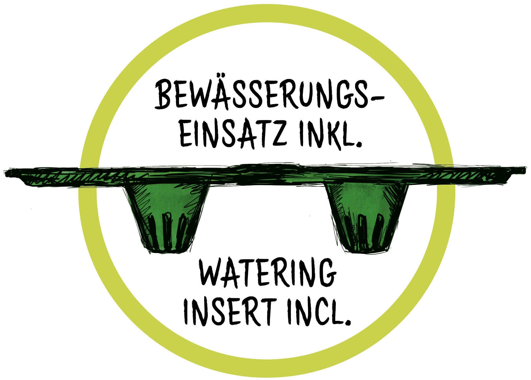 Scheurich Blumentopf »CONCRETE 40/266 GROOVE+« frostfest, UV-beständig, recyclingfähig