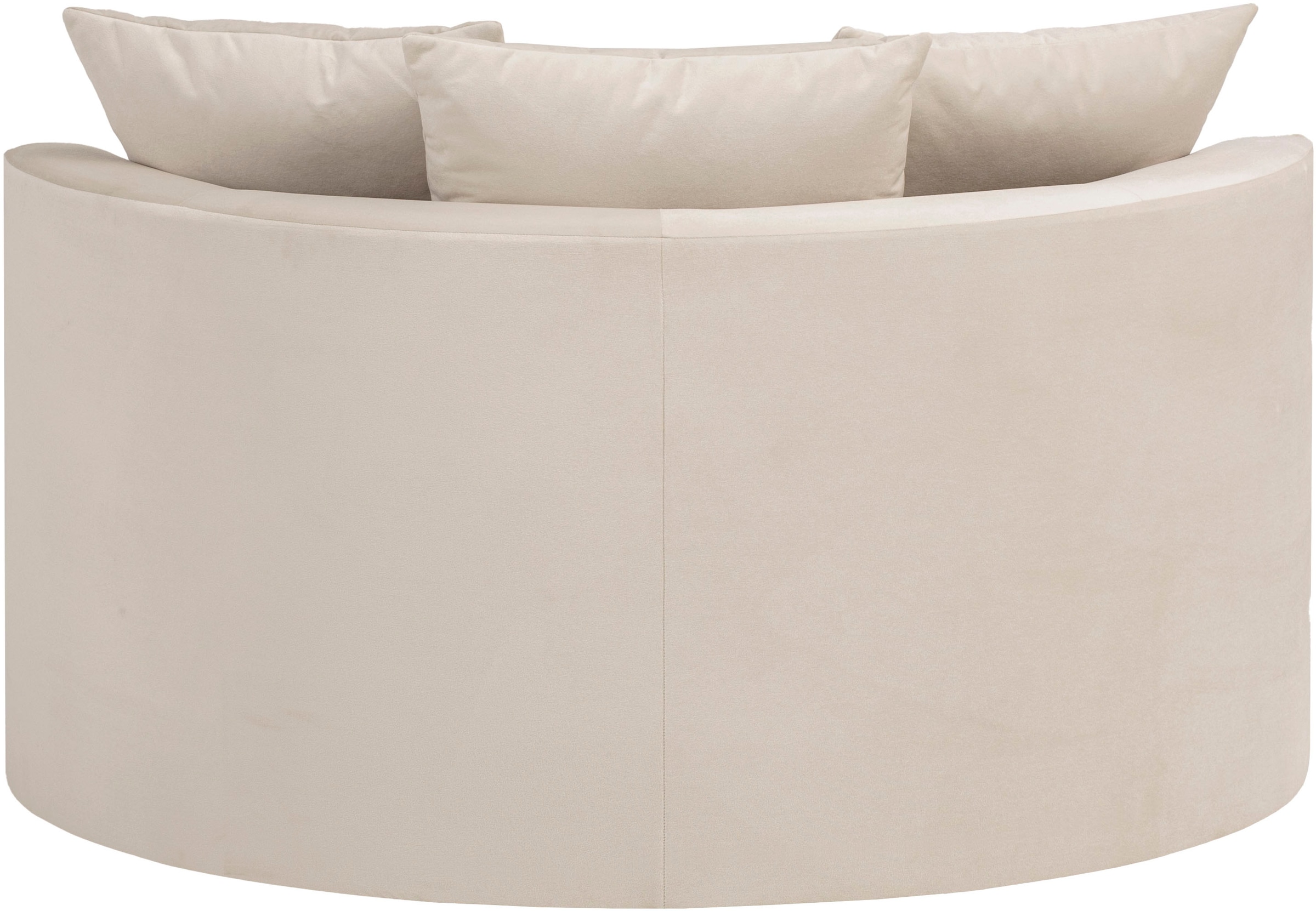LeGer Home by Lena Gercke XXL-Sessel »ISALIE, Rundsessel mit Hocker, Lesesessel, Loveseat, Big-Sessel«, (Set), trendige Stoffe, 3 Zierkissen, große Sitzfläche, Cord, Samt, Bouclé