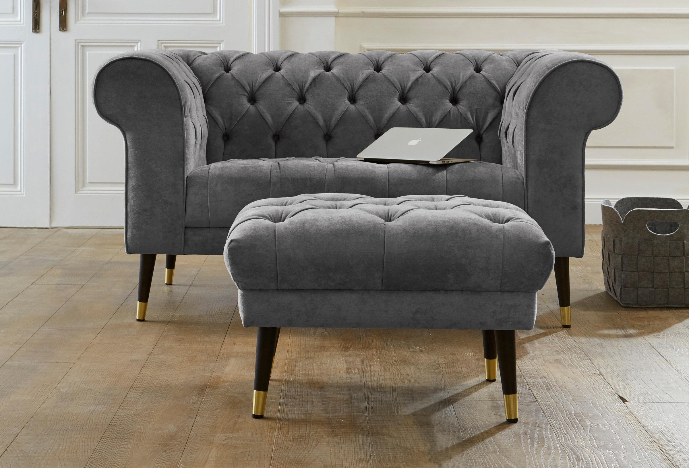 Home affaire Chesterfield-Sofa »Tinnum« günstig online kaufen