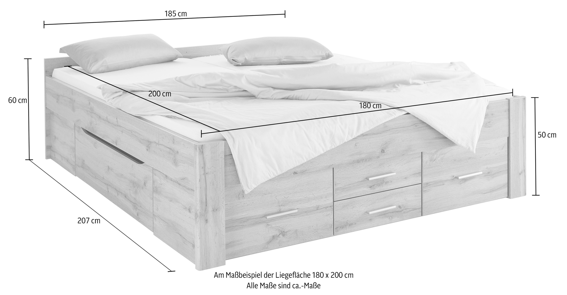 rauch Bett »Scala«, mit Schubkästen in 3 Varianten