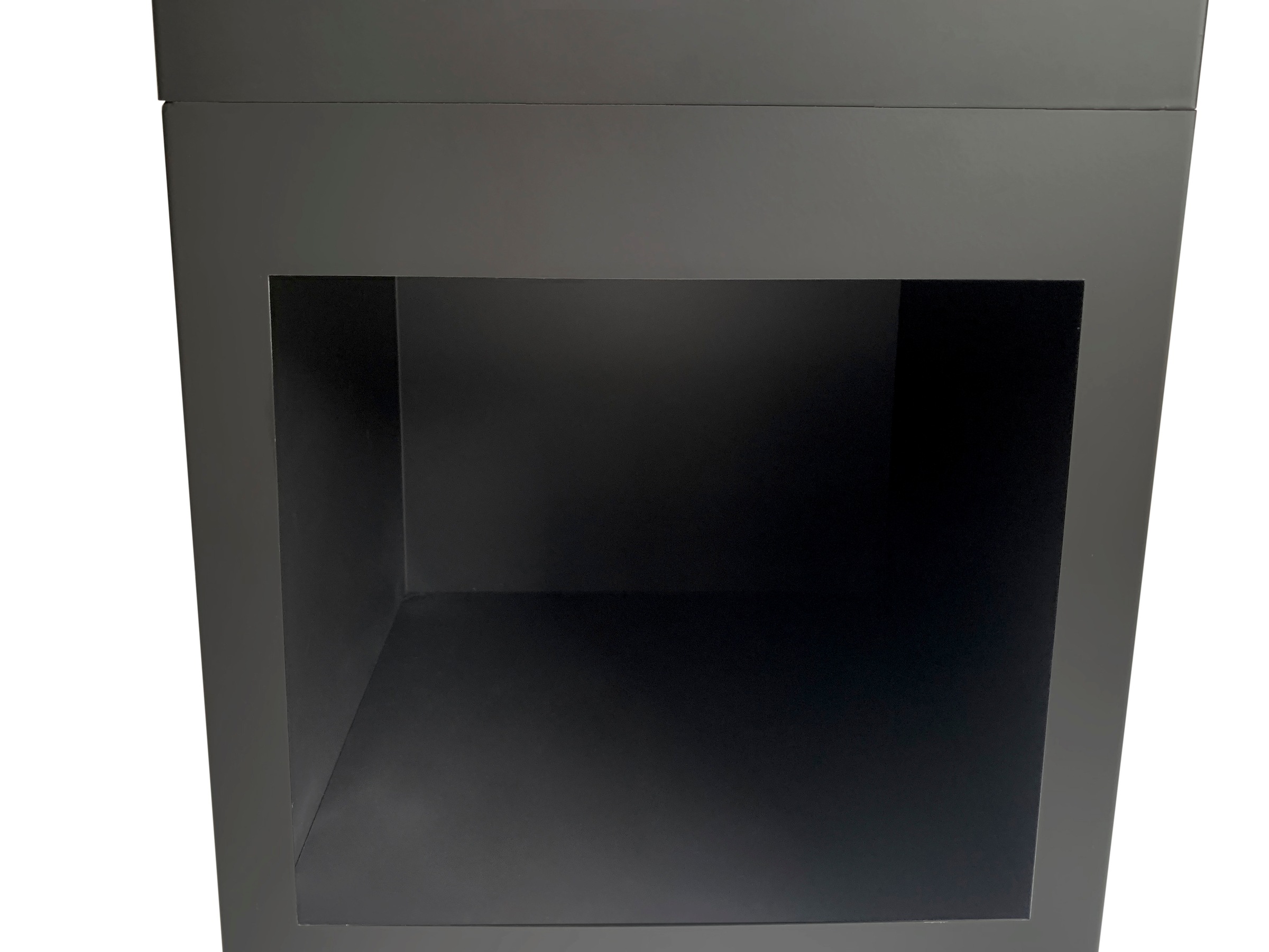Tepro Feuerstelle »Bainbridge«, Pyramidenkamin mit Brennholzregal, BxLxH: 36x36x150 cm