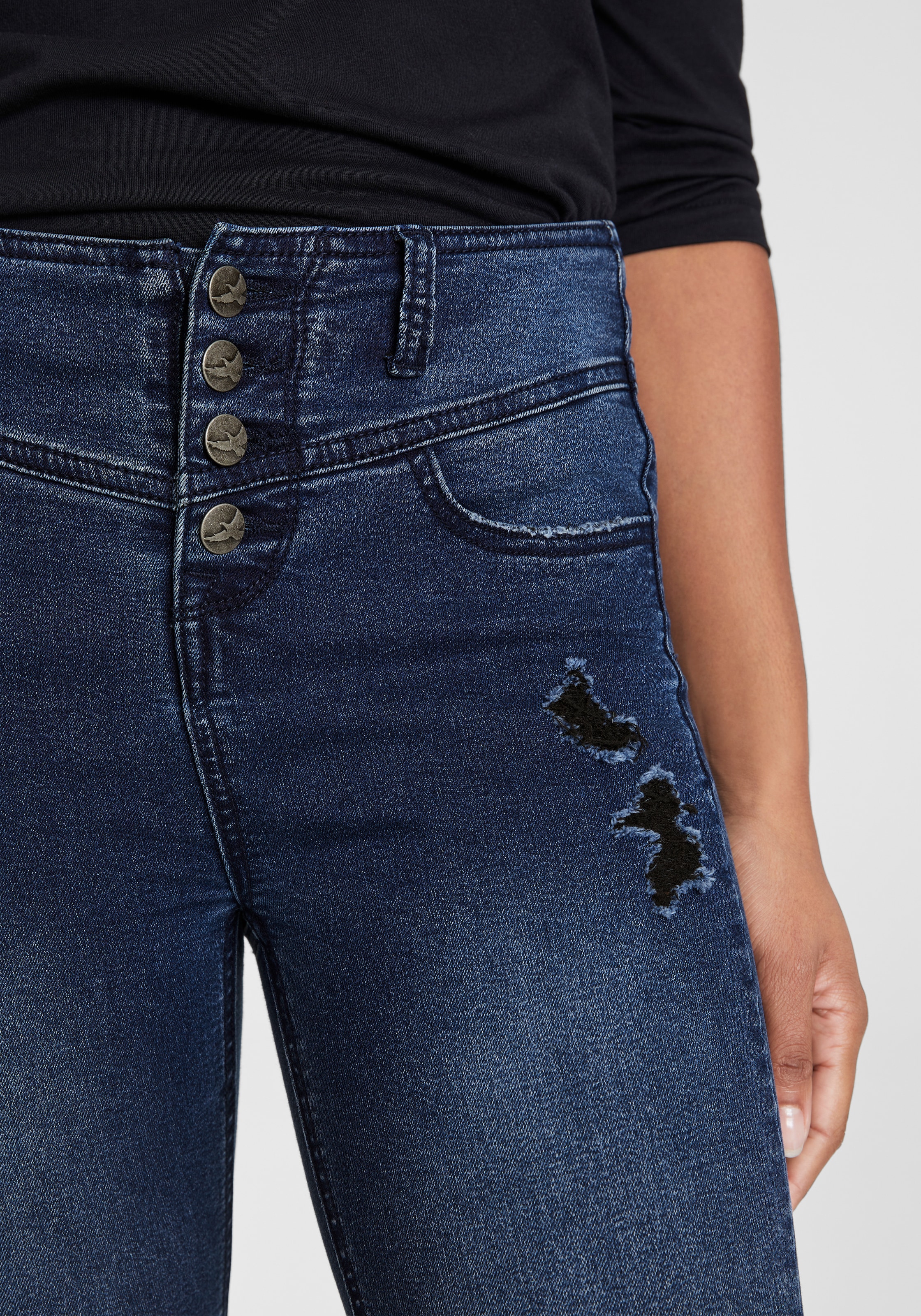 Arizona Skinny-fit-Jeans »Ultra Stretch«, High Waist online bei