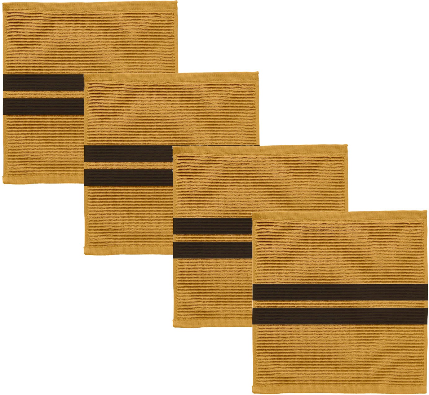 DDDDD Spültuch »Baxter«, (Set, 4 tlg.), aus reiner Baumwolle, 30x30 cm