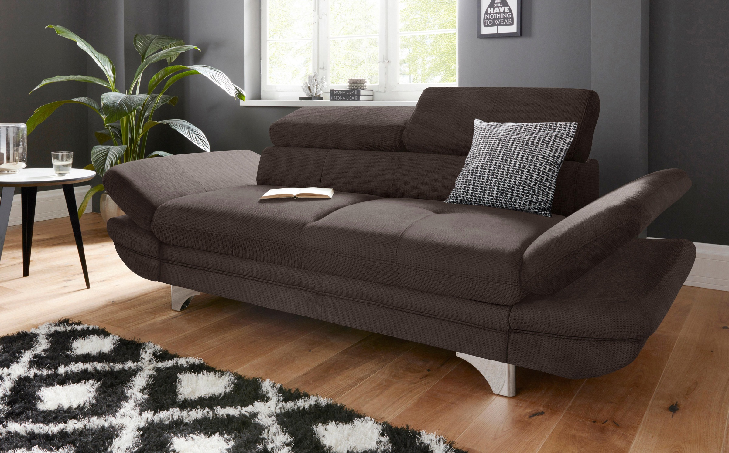 COTTA 2-Sitzer »Enterprise«, Big-Sofa, mit Armteilverstellung & Kopfteilverstellung