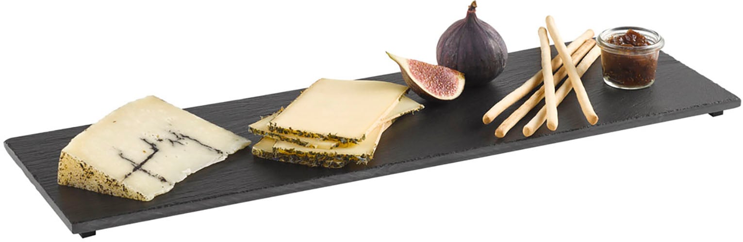 APS Servierplatte »GN 2/4 Naturschieferplatte«, (1 tlg.), 53 x 16,2 cm günstig online kaufen