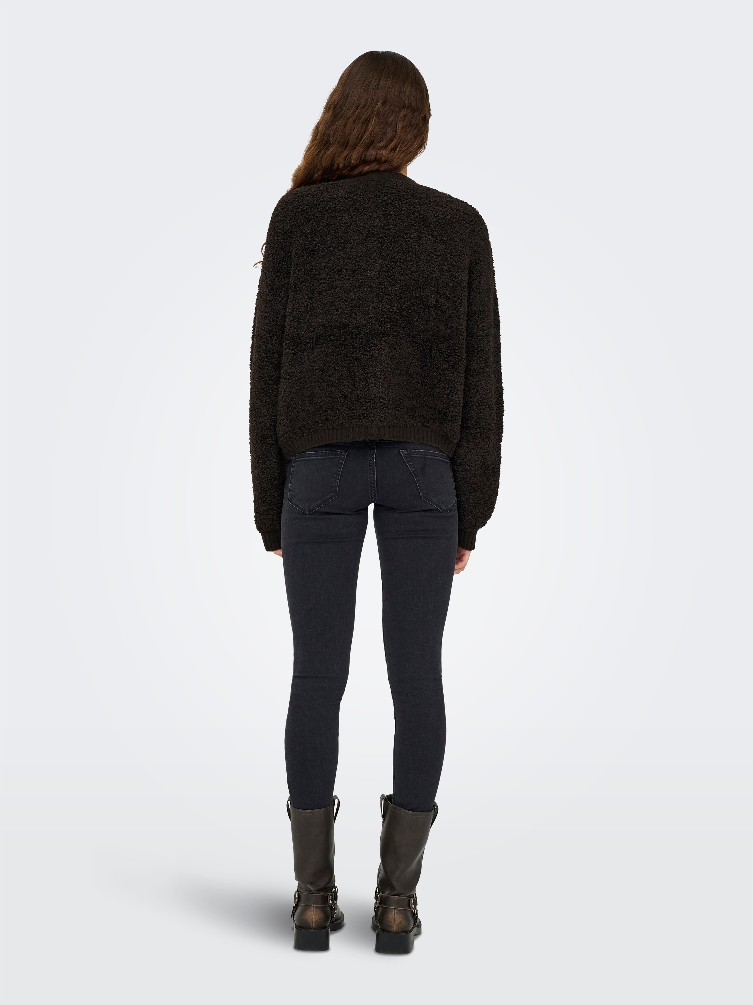JDY Strickjacke »JDYEIRA LIFE L/S O-NECK CARDIGAN KNT« Materialmix