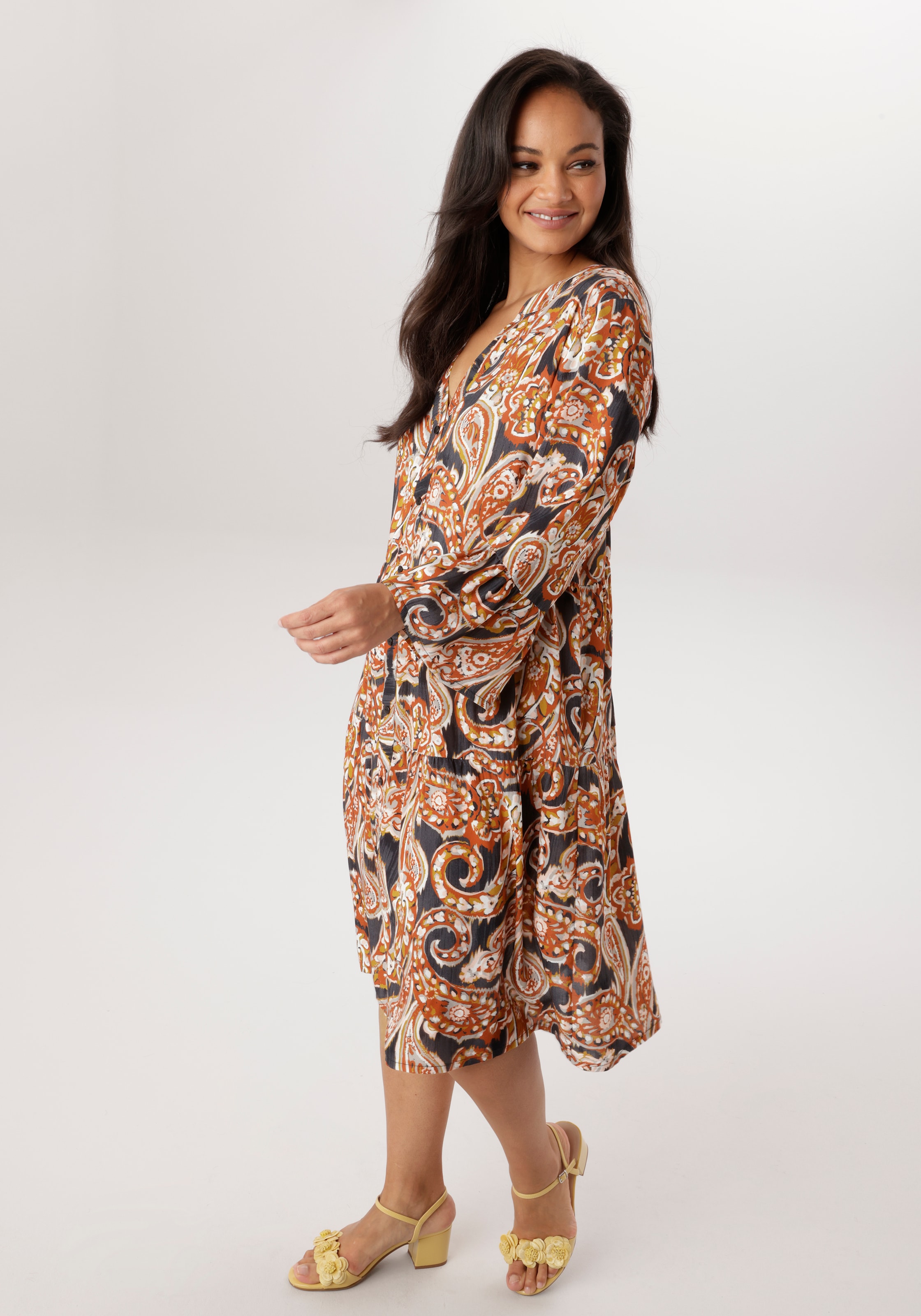 Aniston PLUS Tunikakleid in trendigen Paisleydessin - NEUE KOLLEKTION