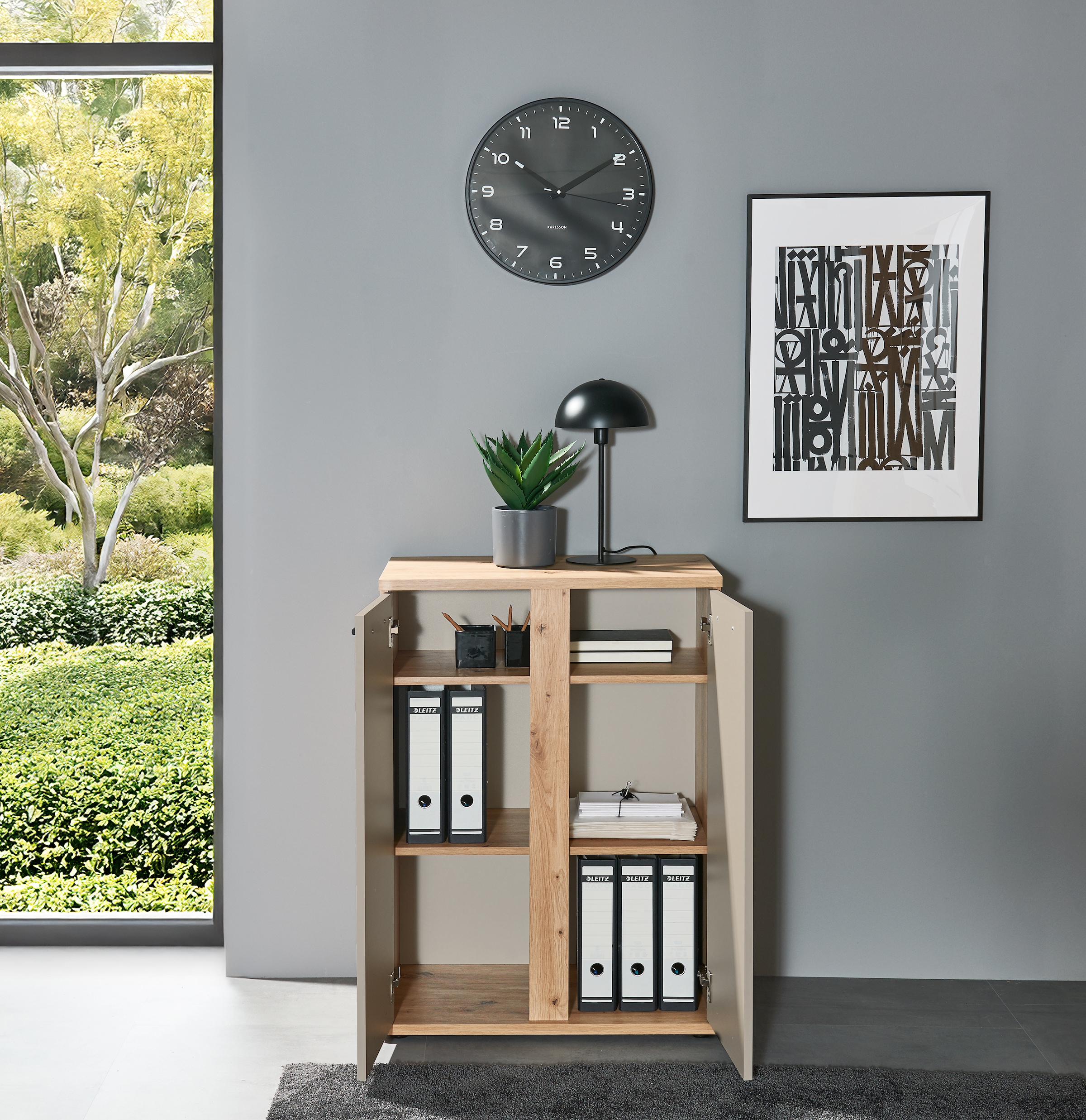 BEGA OFFICE Stauraumschrank »Kanada« 1 Stk. tlg. BxHxT: 68x95x38 cm, Softclose für Türen