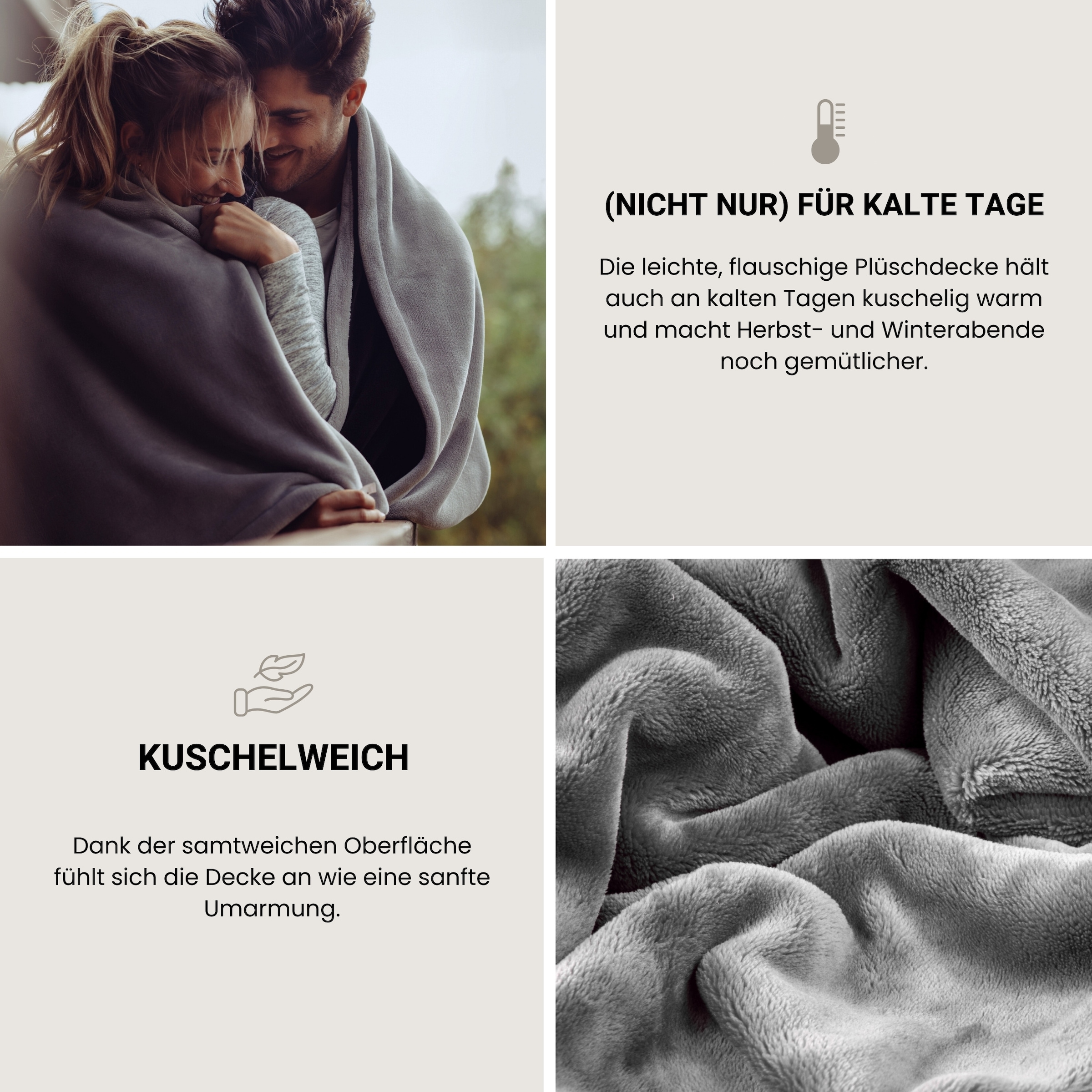 Schiesser Wohndecke »Mia leichte Kuscheldecke für Couch, Sofa und als Tagesdecke«, OEKO-TEX® zertifiziert