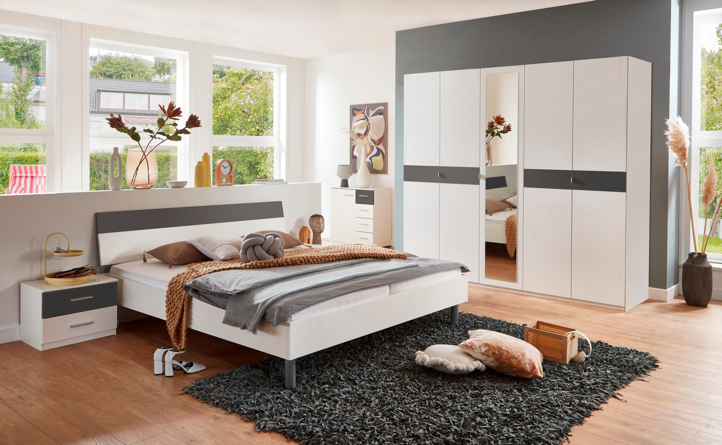 Wimex Futonbett »Budapest«, Inklusive zweifarbiges Kopfteil, Liegefläche 180x200cm