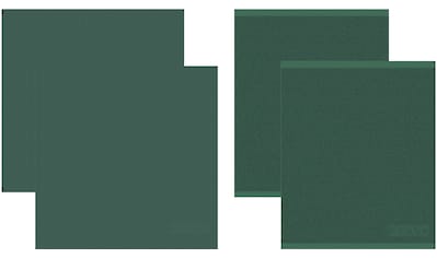 Geschirrtuch »Logo«, (Set, 4 tlg., Combi-Set: 2x Küchentuch 50 x 55 cm + 2x...