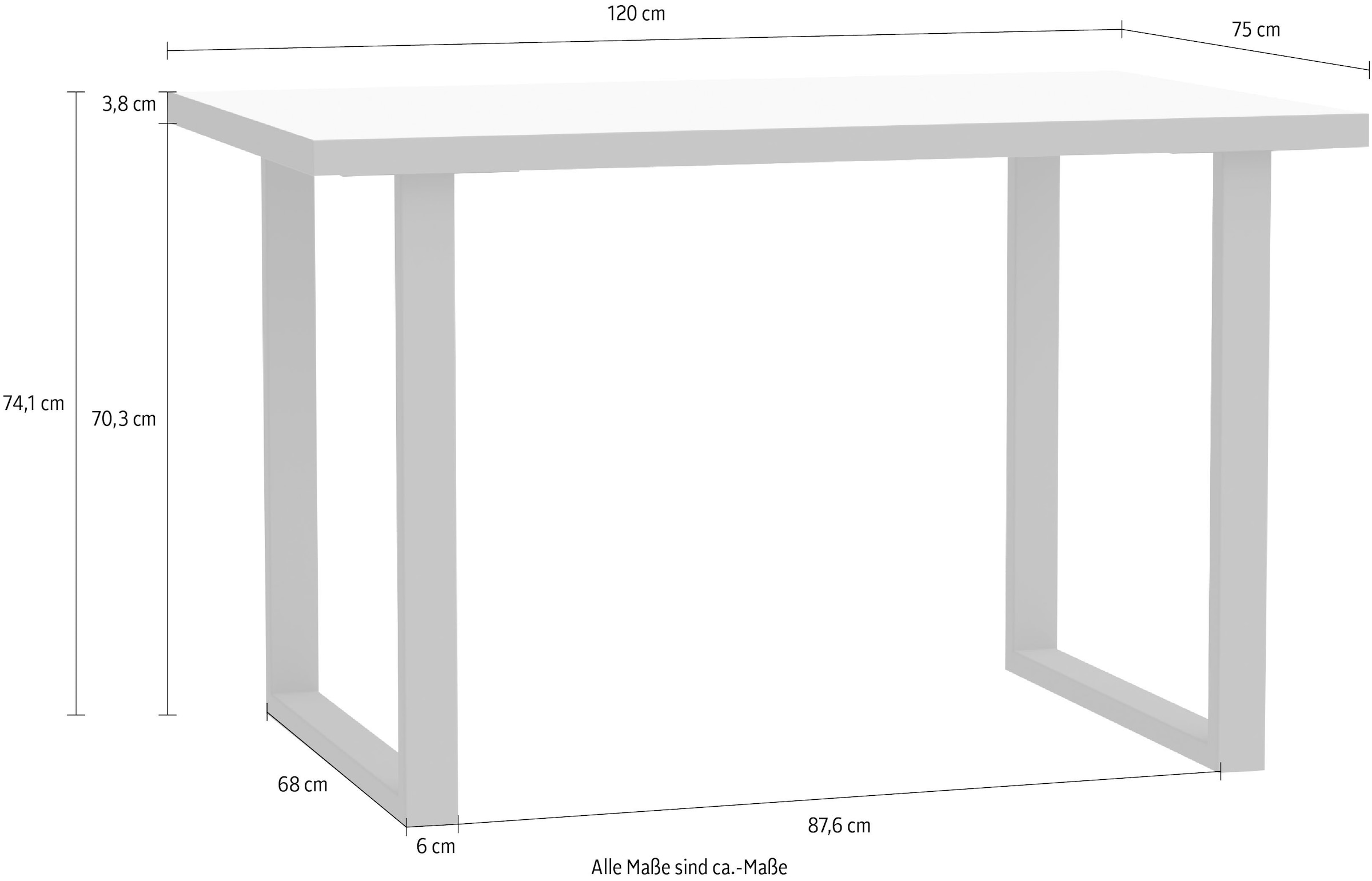 FORTE Schreibtisch »Keflav«, Breite 120 cm