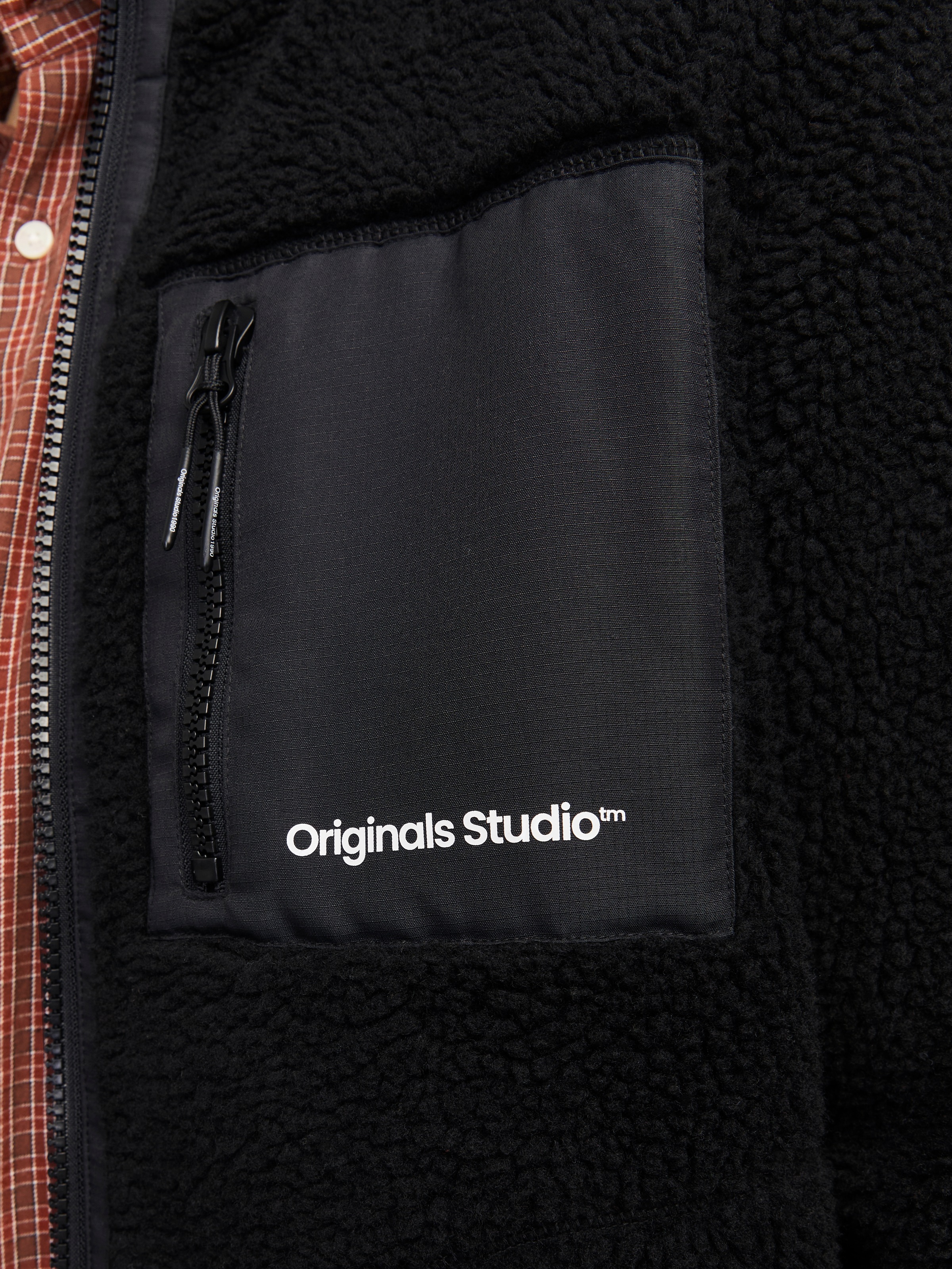 Jack & Jones Kurzjacke »JORVESTERBRO TEDDY JACKET AW24 NOOS«, ohne Kapuze