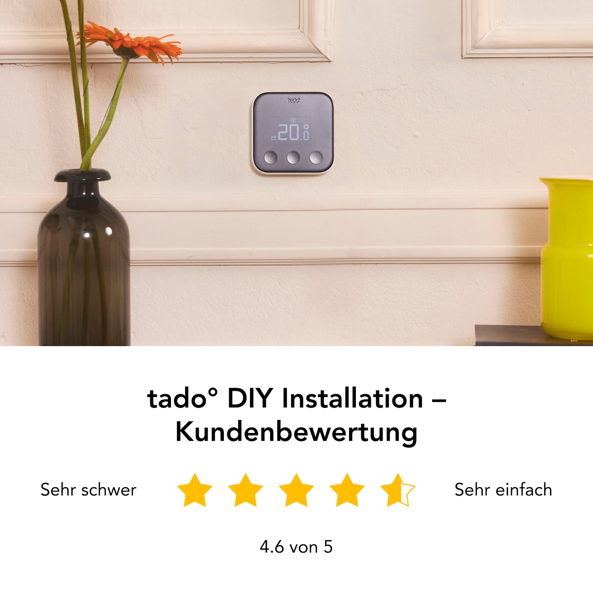 Tado Heizkörperthermostat »Verkabeltes Smartes Thermostat X - Starter Kit«