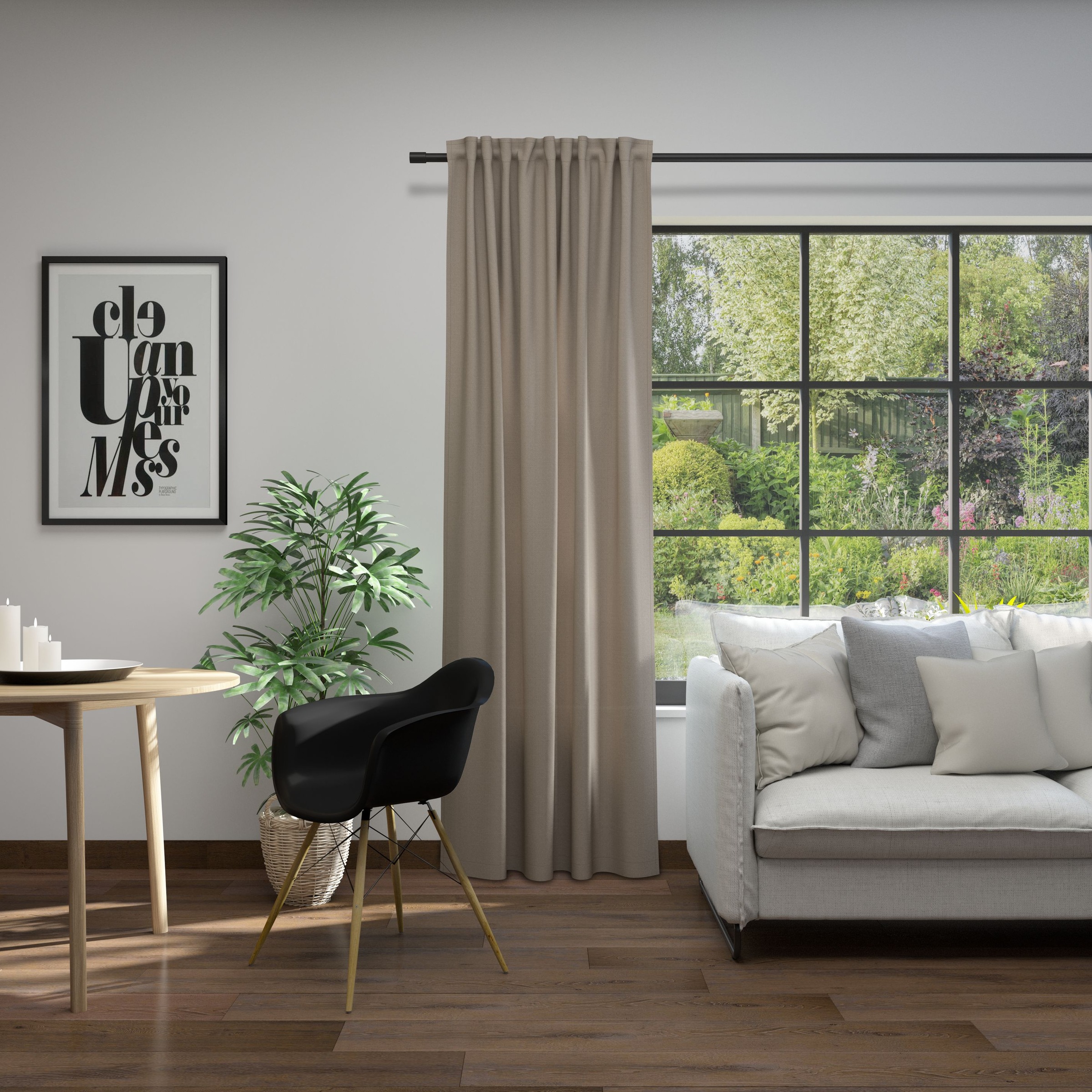 Neutex for you! Vorhang »Linessa«, (1 St.), HxB: 245x137, Schal mit verdeck günstig online kaufen