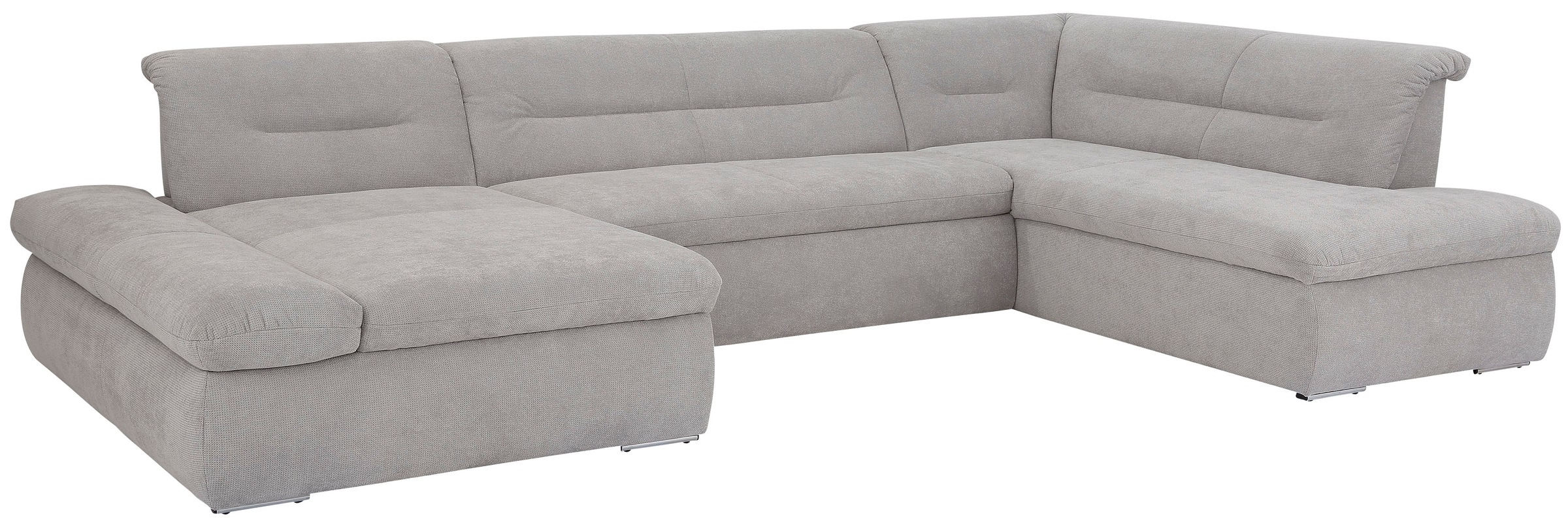 Home affaire Wohnlandschaft »Avesa U-Form« Wahlweise mit Armteilverstellung günstig online kaufen