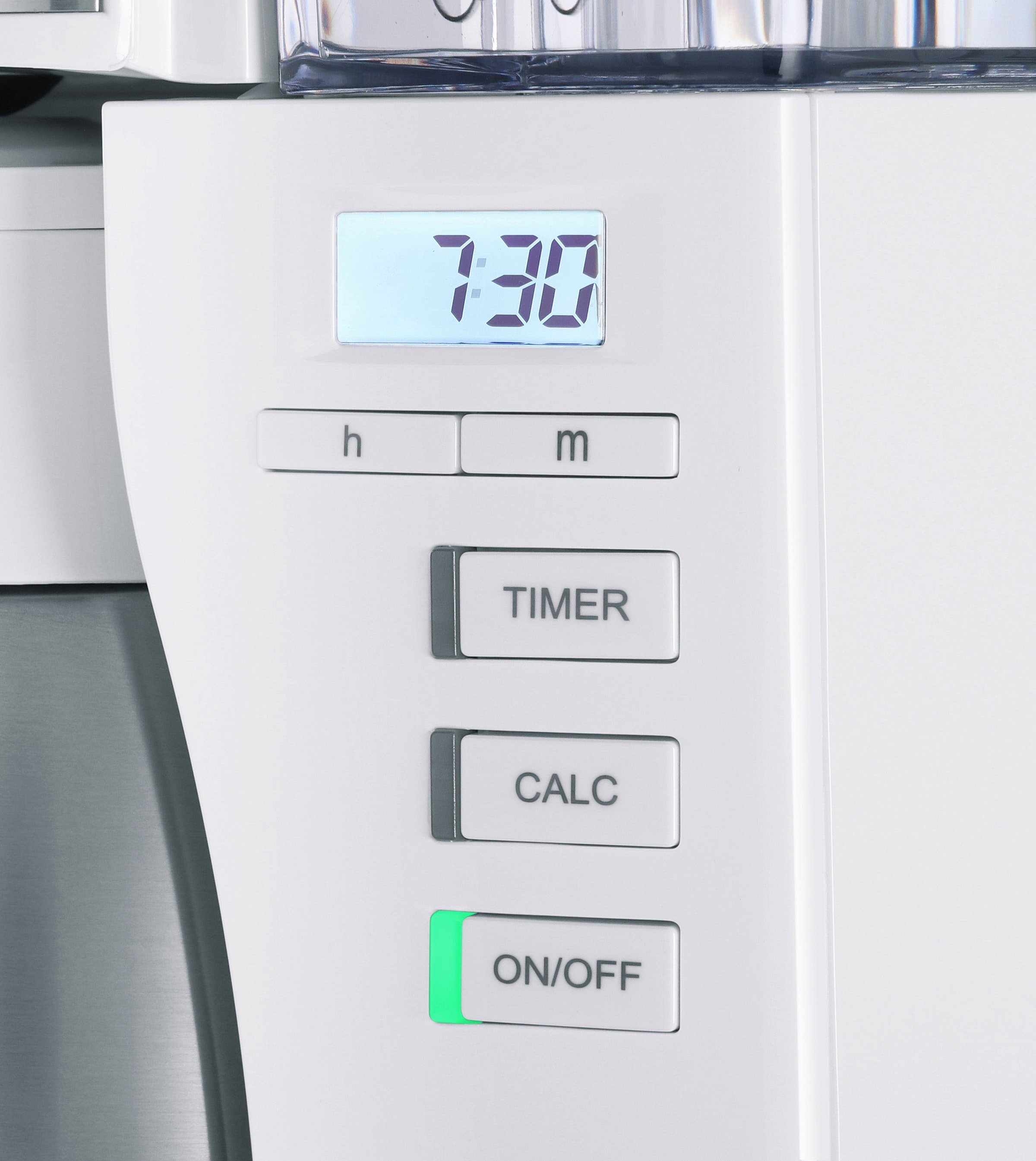 Melitta Filterkaffeemaschine »LOOK® Therm Timer 1025-17 weiß«, 1,25 l Kaffeekanne, Papierfilter, 1x4