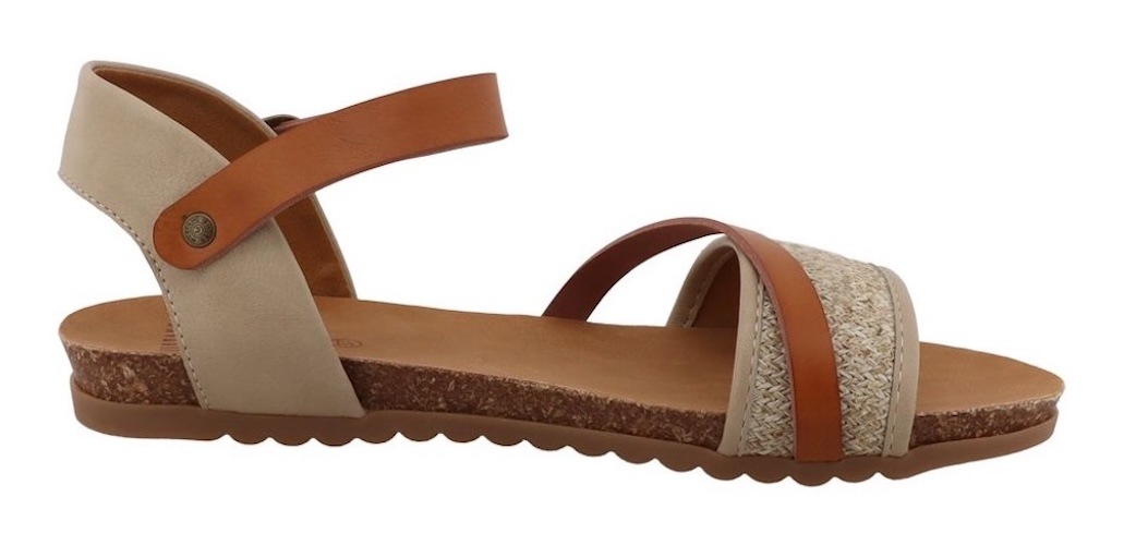 Mustang Shoes Riemchensandale »Nannette«  Sommerschuh, Sandalette mit verstellbaren Riemchen